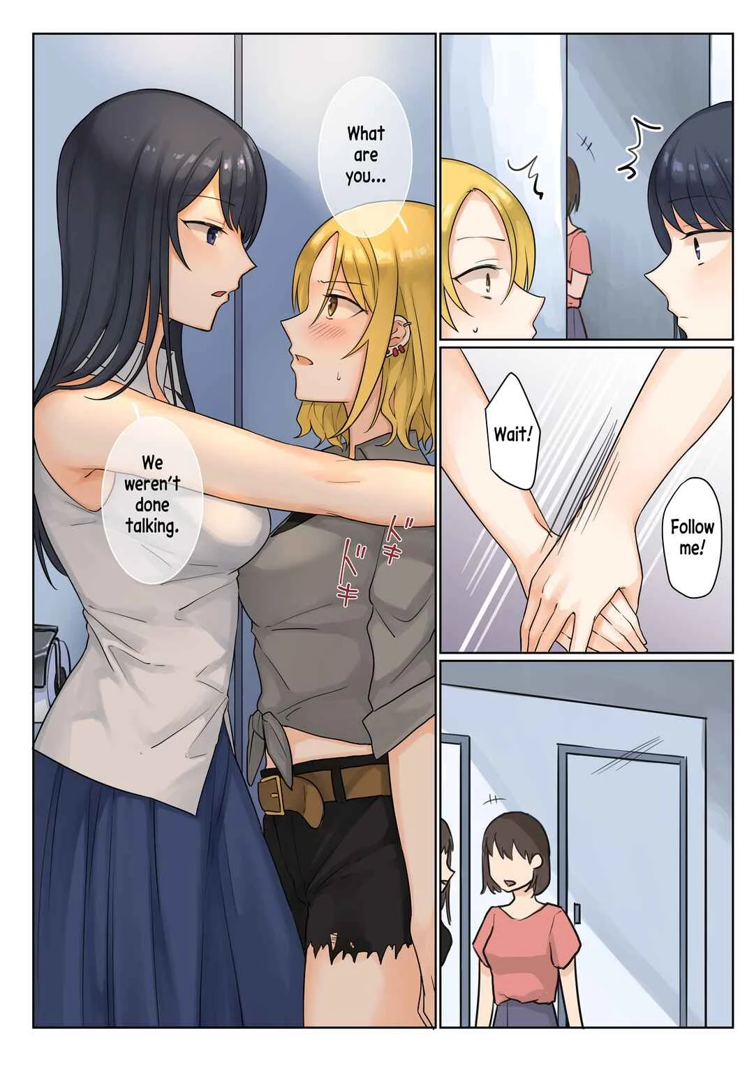 1RT de Nakawarui Nonke Joshi-tachi ga 1-byou Kiss suru Series Chapter 2: I want to go out with you - Page 7
