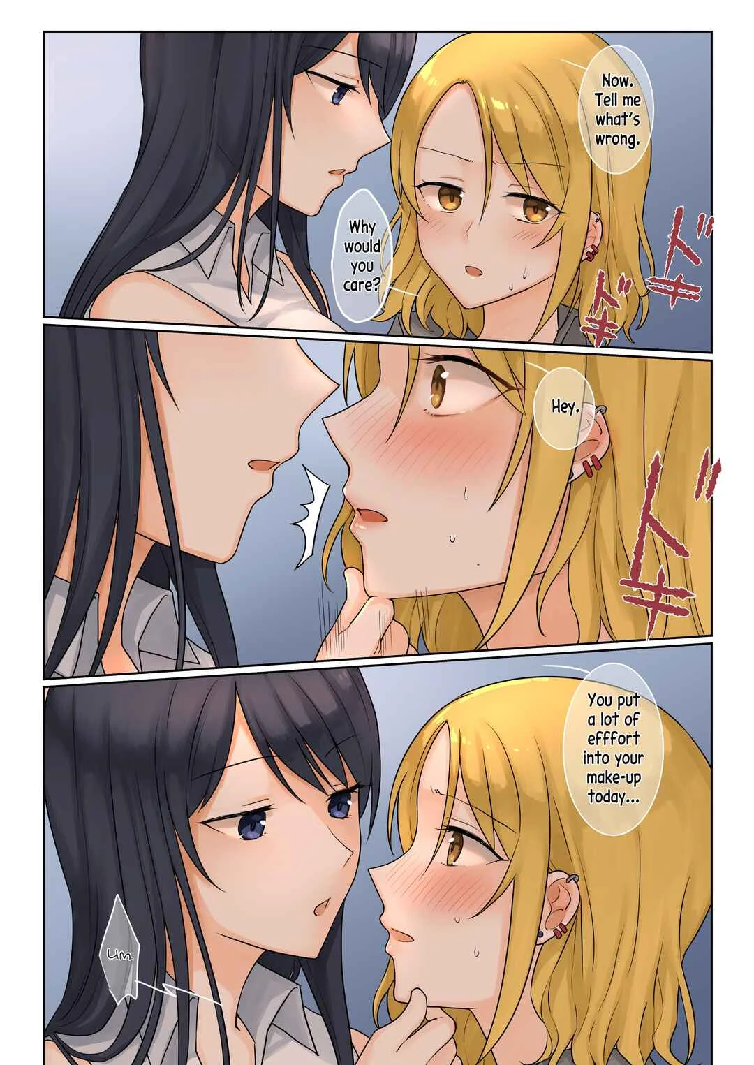 1RT de Nakawarui Nonke Joshi-tachi ga 1-byou Kiss suru Series Chapter 2: I want to go out with you - Page 8