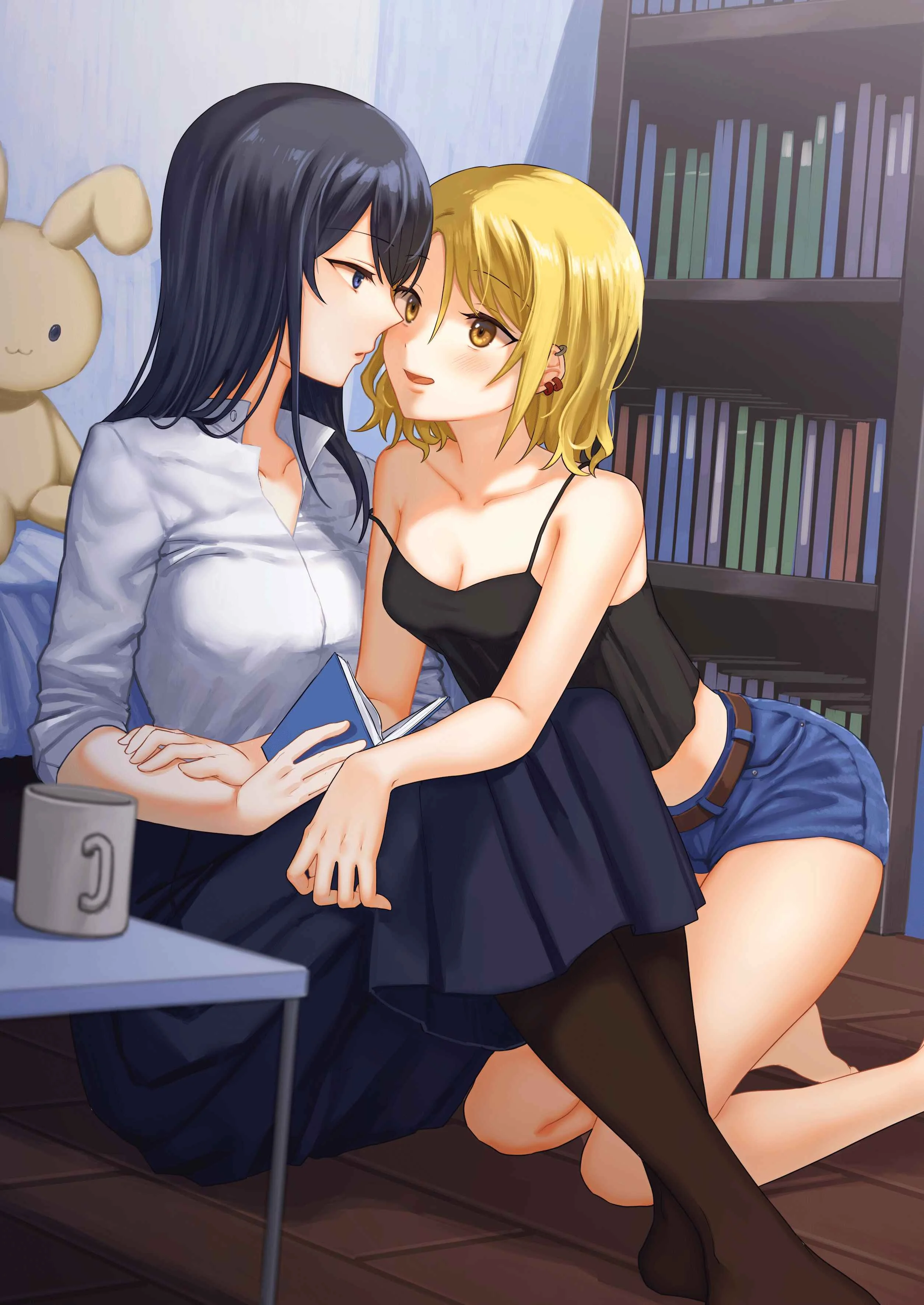 1RT de Nakawarui Nonke Joshi-tachi ga 1-byou Kiss suru Series Chapter 3 - Page 21