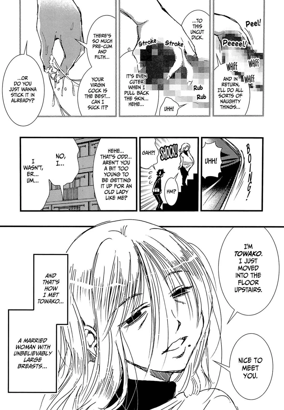 56-sai Bust 256cm Danchizuma Okiku Tareta Jukujo no Chibusa… Boku wa Kono Hito de Dotei o Sotsugyo Shita. Chapter 1 - Page 8