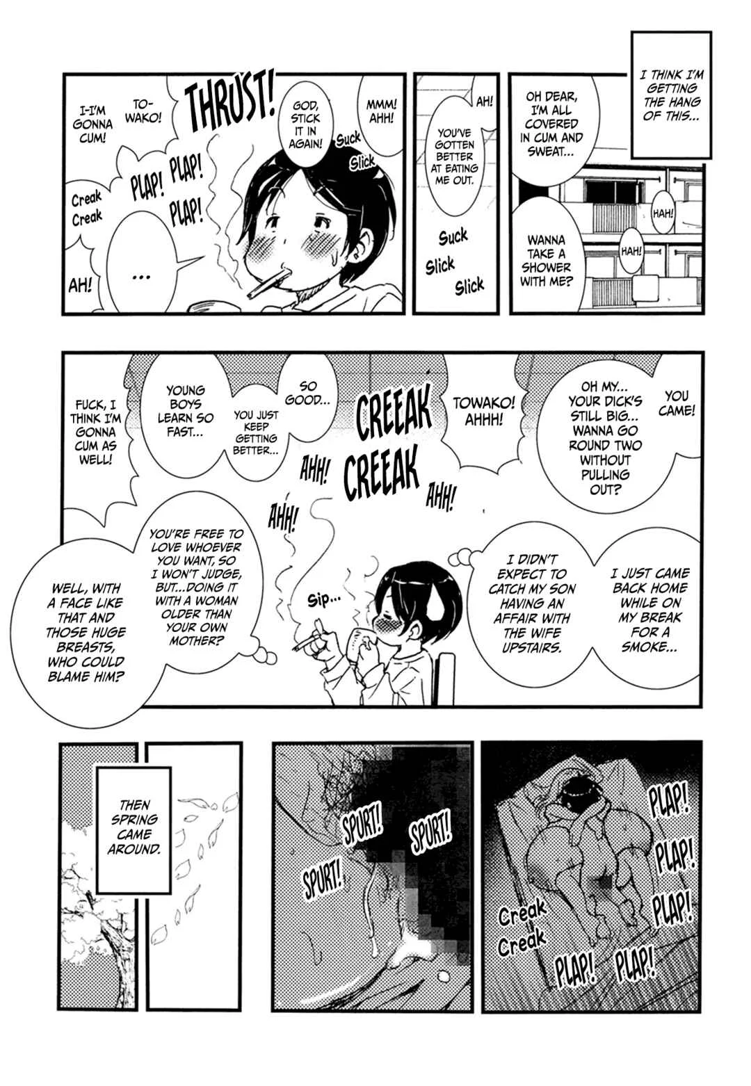 56-sai Bust 256cm Danchizuma Okiku Tareta Jukujo no Chibusa… Boku wa Kono Hito de Dotei o Sotsugyo Shita. Chapter 1 - Page 34