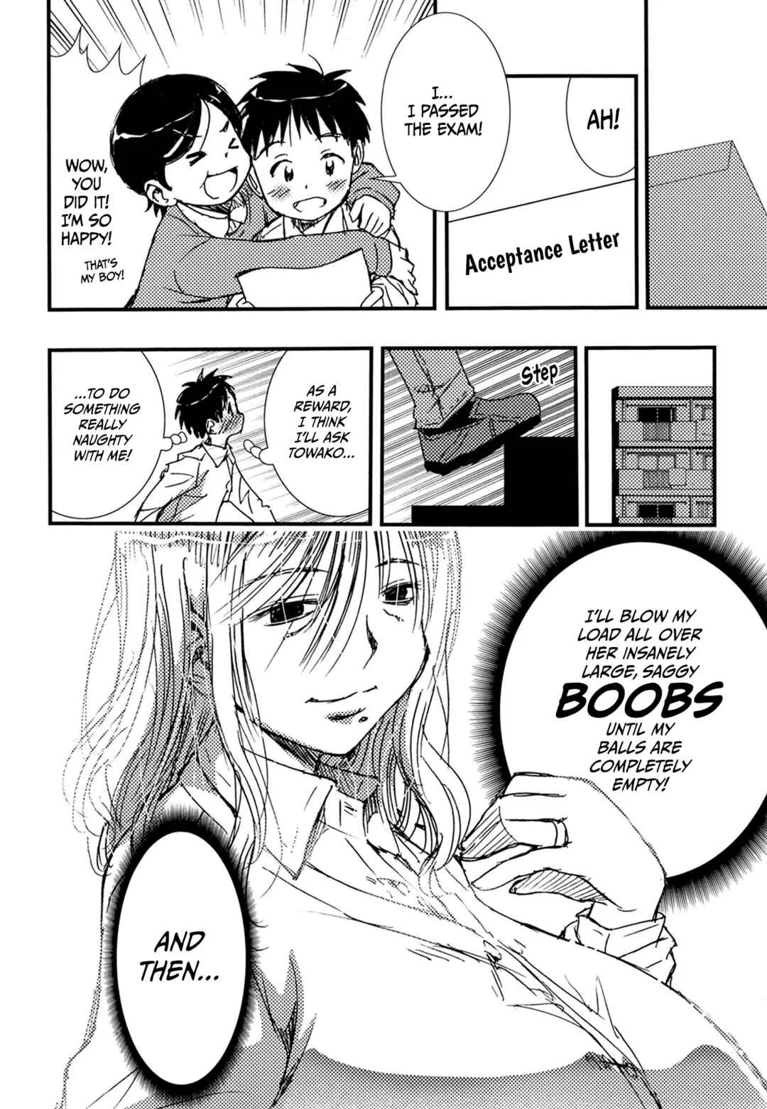 56-sai Bust 256cm Danchizuma Okiku Tareta Jukujo no Chibusa… Boku wa Kono Hito de Dotei o Sotsugyo Shita. Chapter 1 - Page 35