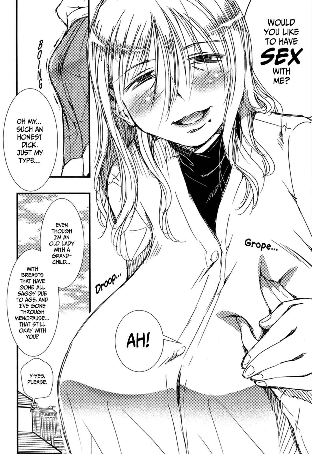 56-sai Bust 256cm Danchizuma Okiku Tareta Jukujo no Chibusa… Boku wa Kono Hito de Dotei o Sotsugyo Shita. Chapter 1 - Page 41