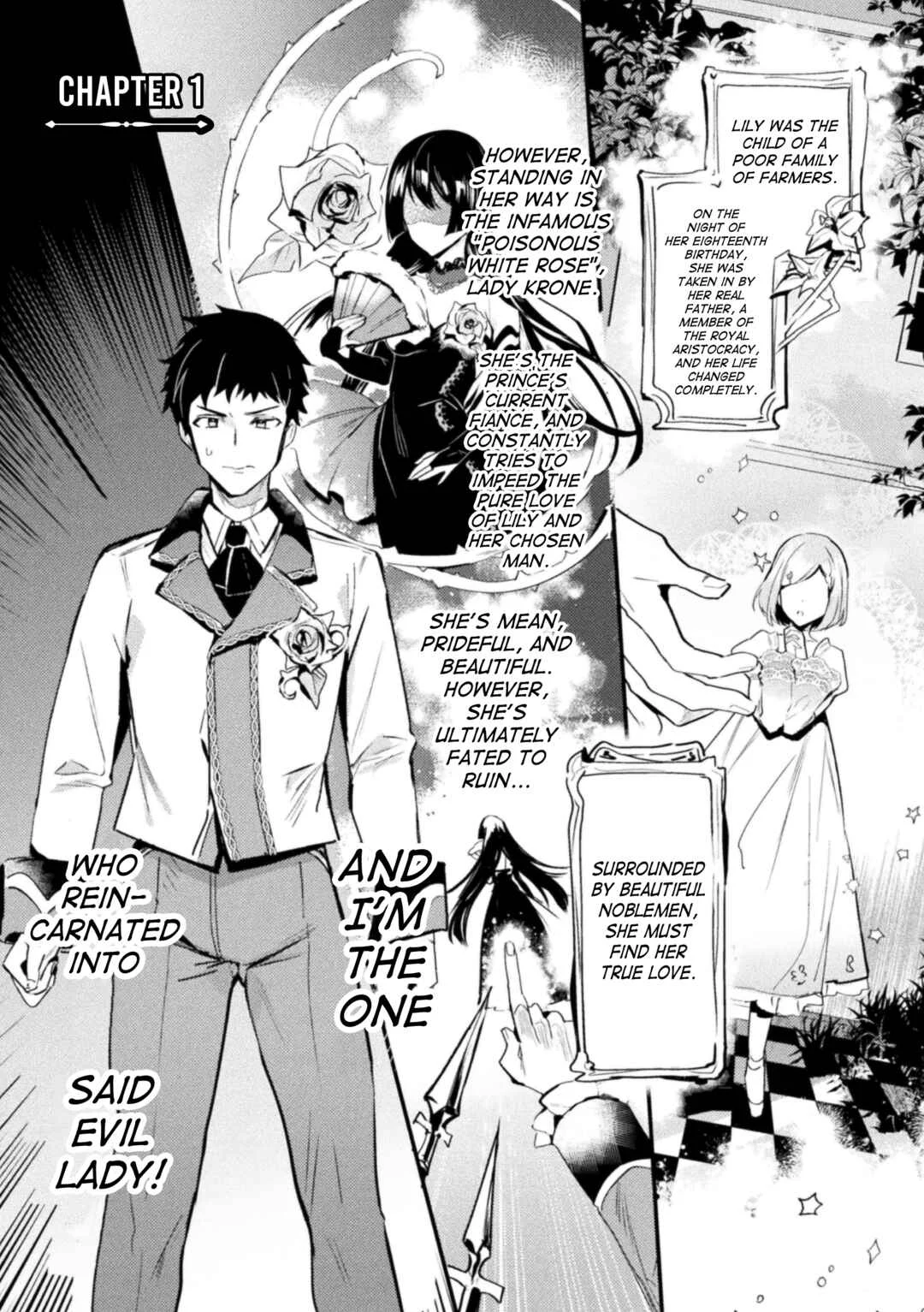 Akuyaku Reisoku Tensei ~Akogare no Otomege Chara o Kando Cheat de Kanochi Kouryaku~ Chapter 1 - Page 2