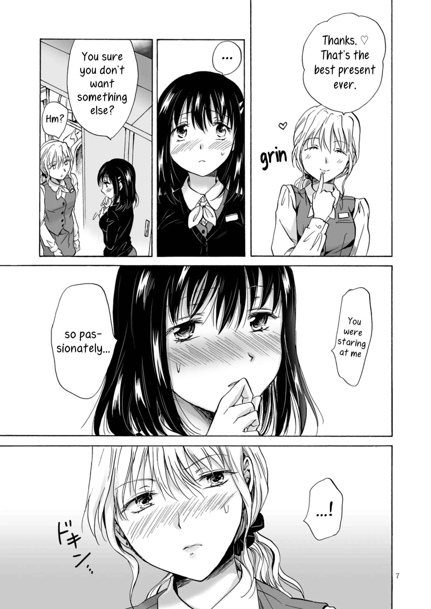 Aoi-chan and Senpai Series Chapter 2: Office Lady Cumming Just From Getting Tits Groped Manga - Page 7