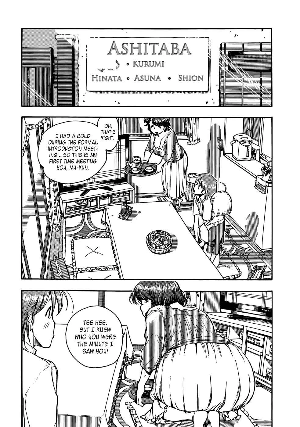 Ashitaba-san Chi no Muko Kurashi Chapter 1 - Page 8