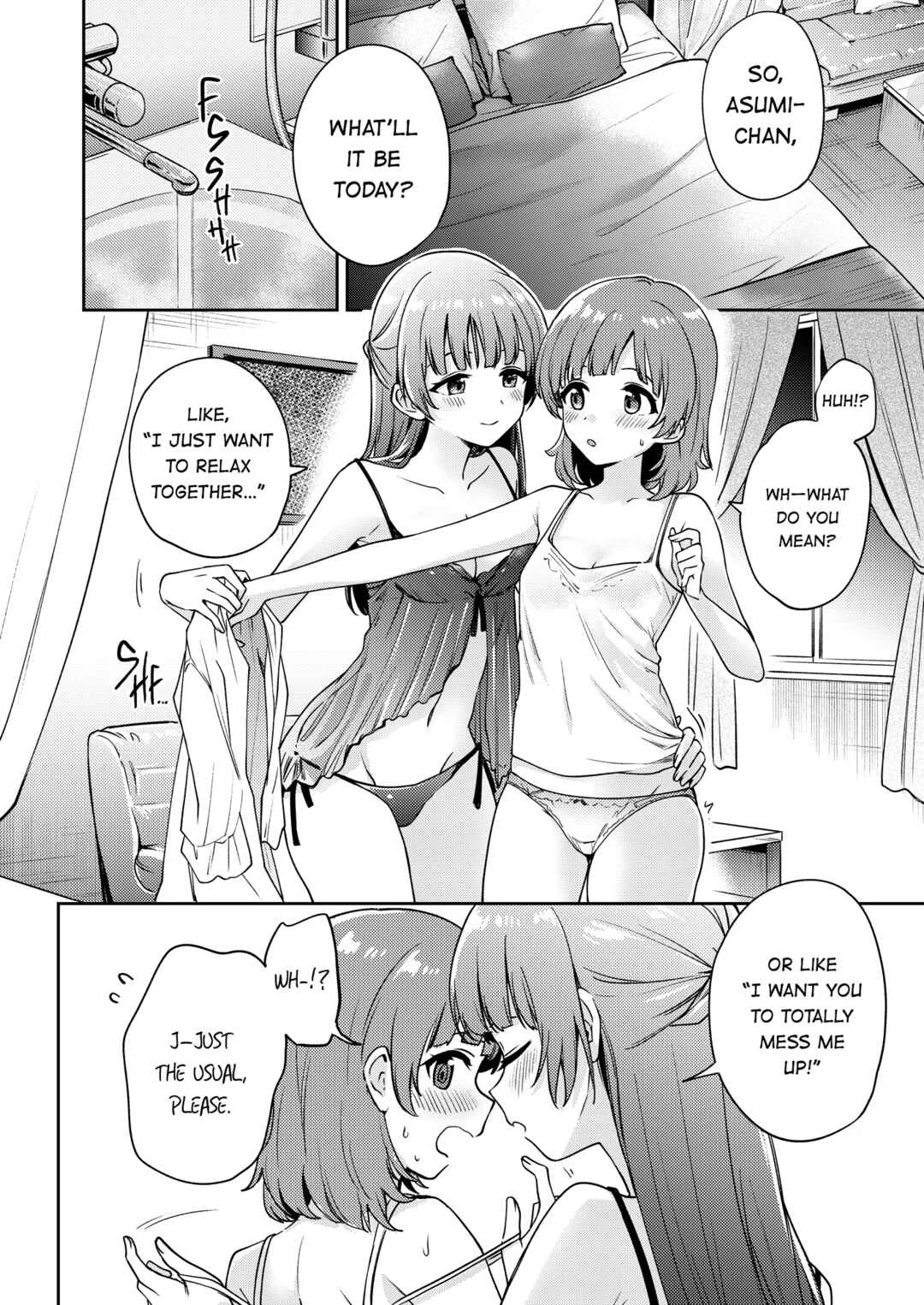 Asumi-chan wa Les Fuuzoku ni Kyoumi ga Arimasu! ASMR Chapter 1 - Page 2
