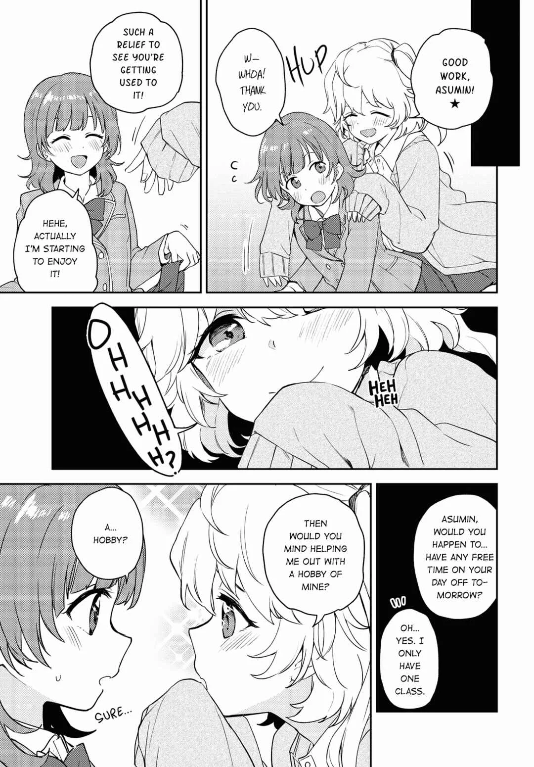 Asumi-chan wa Les Fuuzoku ni Kyoumi ga Arimasu! Chapter 3 - Page 12