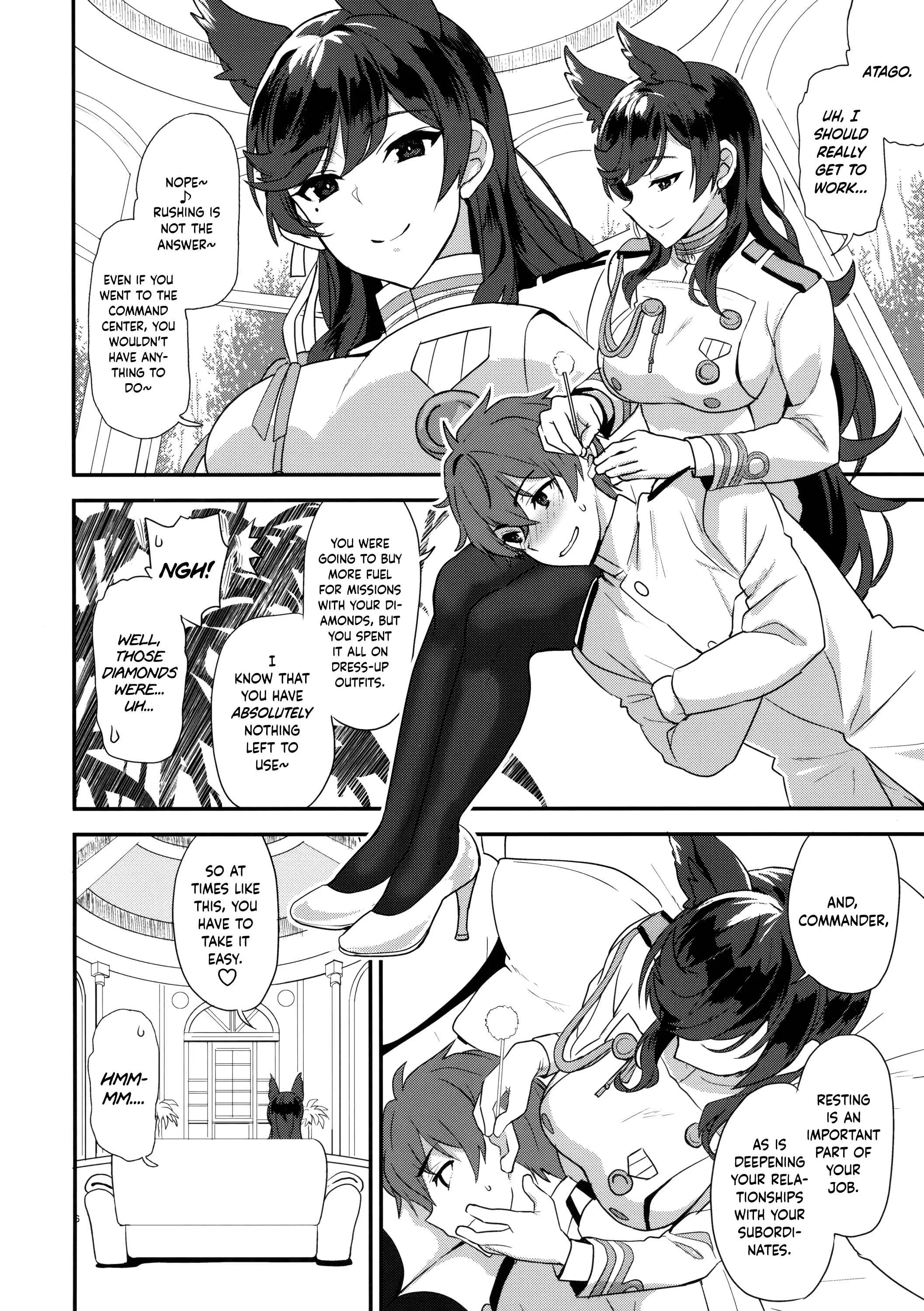 Azur Lane - Atago Sugar Sweet (Doujinshi) Chapter 1: Oneshot - Page 5