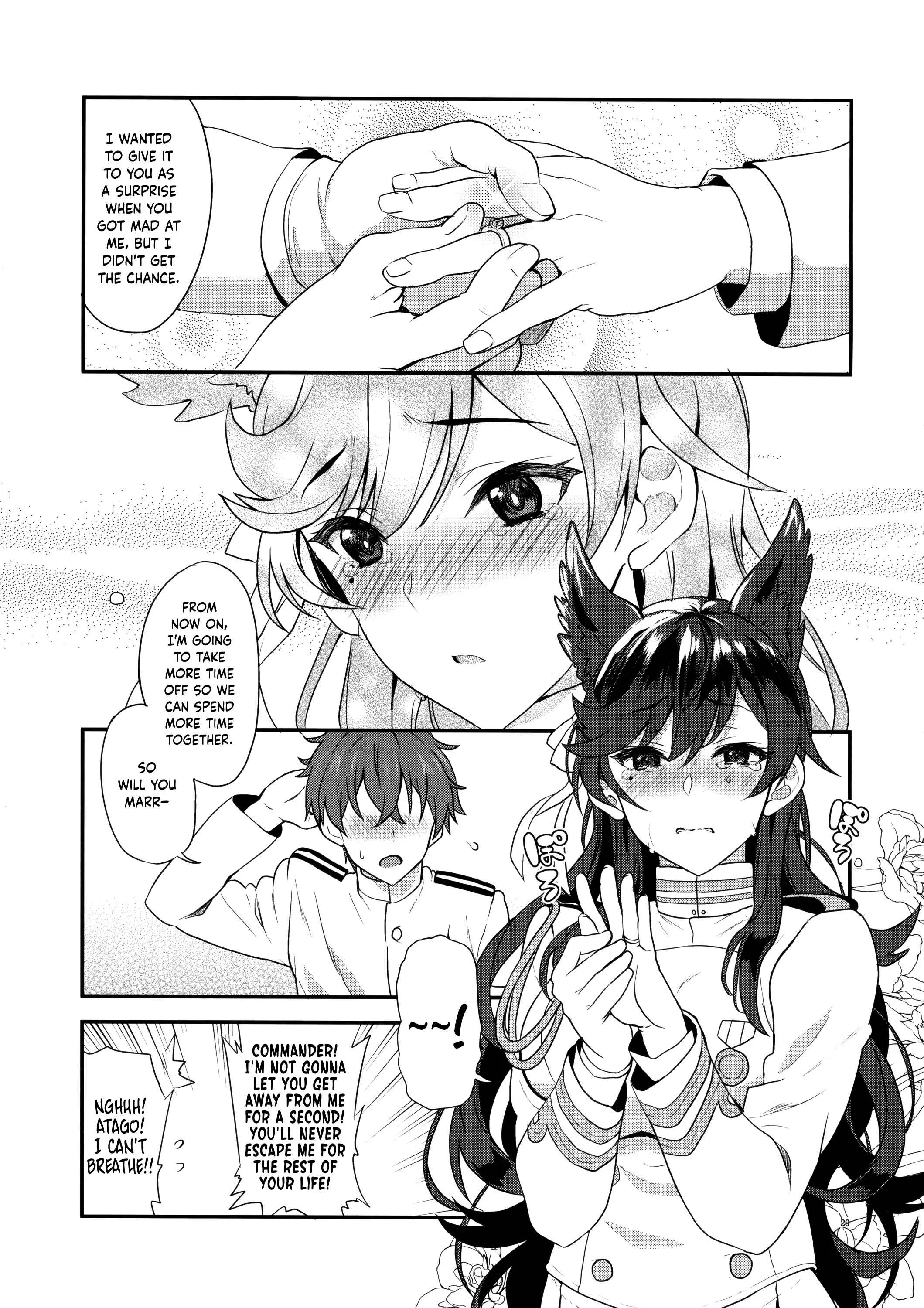 Azur Lane - Atago Sugar Sweet (Doujinshi) Chapter 1: Oneshot - Page 28
