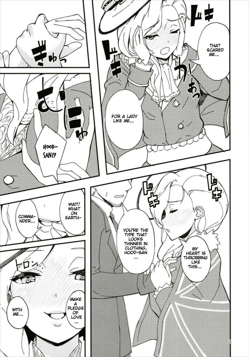 Azur Lane - Hood, Maya no Koukando ga Agari Sugita. (Doujinshi) Chapter 1: Oneshot - Page 5