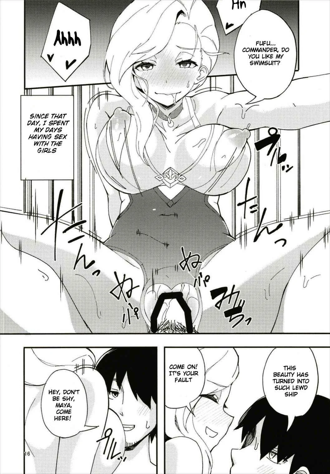 Azur Lane - Hood, Maya no Koukando ga Agari Sugita. (Doujinshi) Chapter 1: Oneshot - Page 16