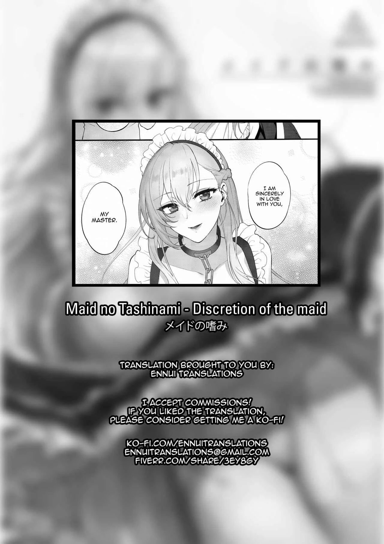 Azur Lane - Maid no Tashinami (Doujinshi) Chapter 1 - Page 27