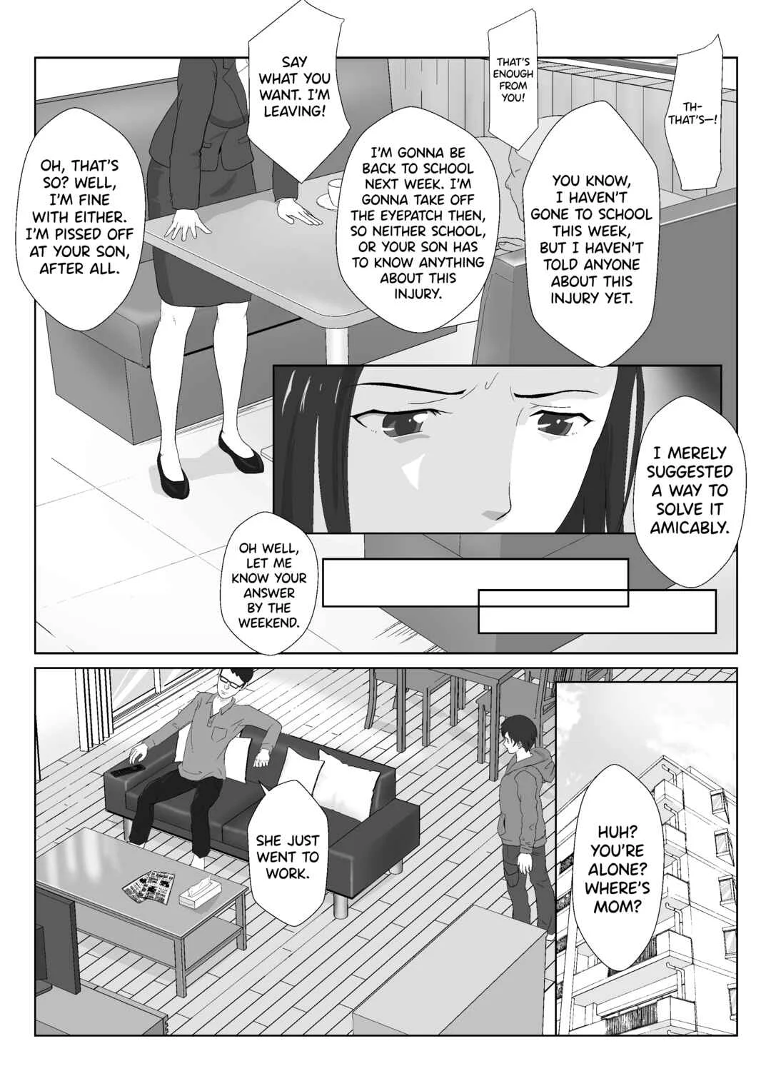 Barikyari Kaasan ga DQN ni Netorareta Chapter 1 - Page 11