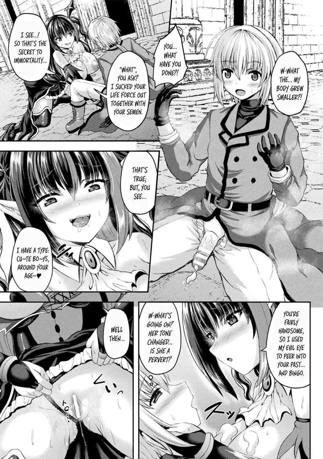 Bessatsu Comic Unreal Jingai Onee-san ni Yoru Amayakashi Sakusei Hen Chapter 2: Kyuuketsuki wa Toshishita Hunter ga Osuki by Shion - Page 7