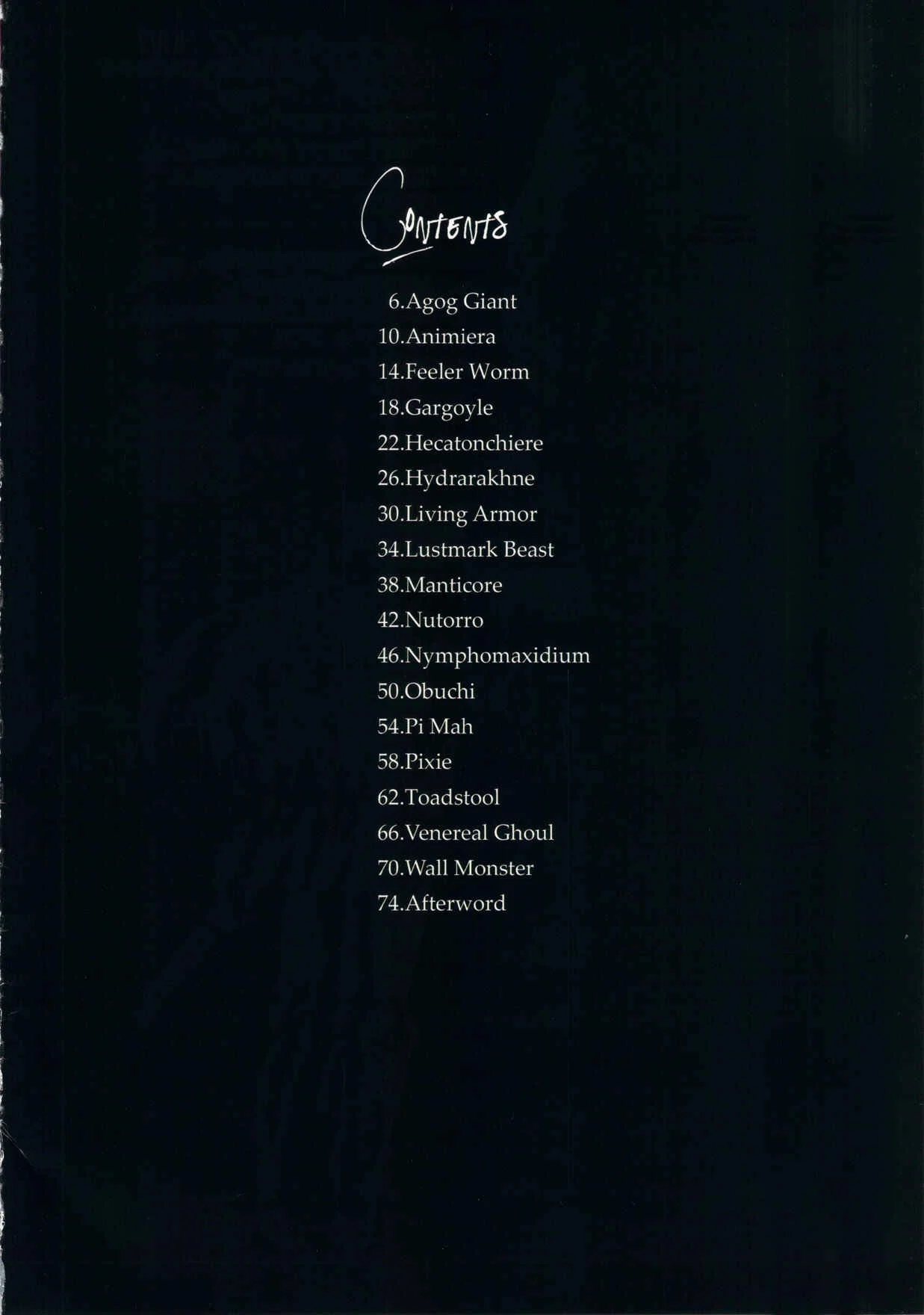 Bestiary -Monster Daihyakka- Chapter 0: Opening Pages - Page 5