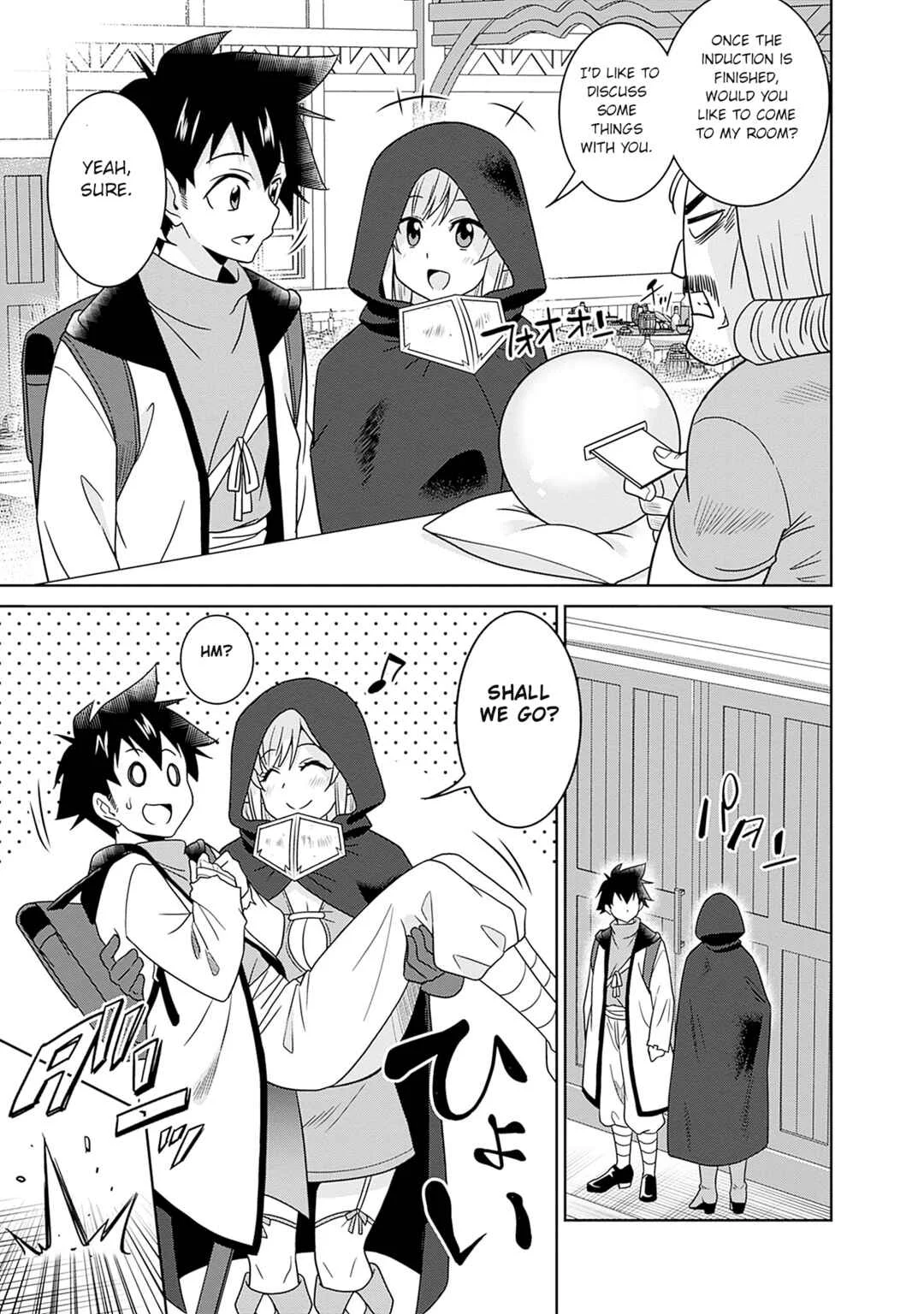 Bishuu Gyakuten Sekai no Cleric ~Bishuu to Teisoukannen ga Gyakutenshita Isekai de Souryo ni Narimashita. Inyoku no Noroi wo Toku Tame ni Harem Party de "Gishiki" Shimasu~ Chapter 4 - Page 19