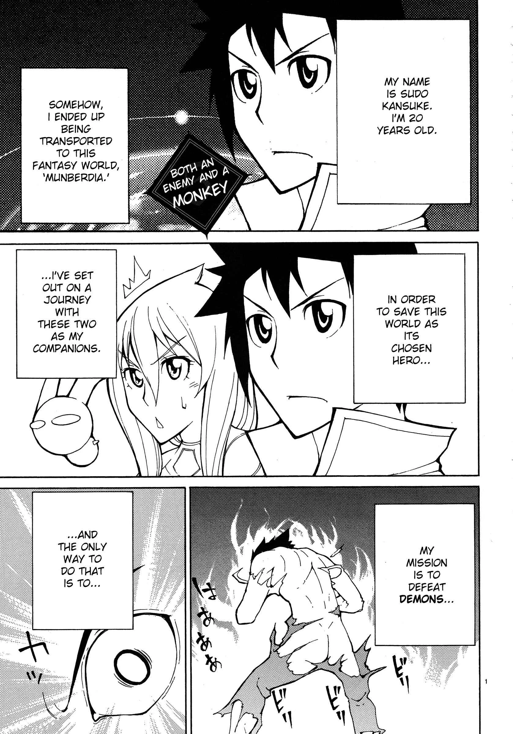Blade Play Chapter 5: Both An Enemy & A Monkey - Page 1