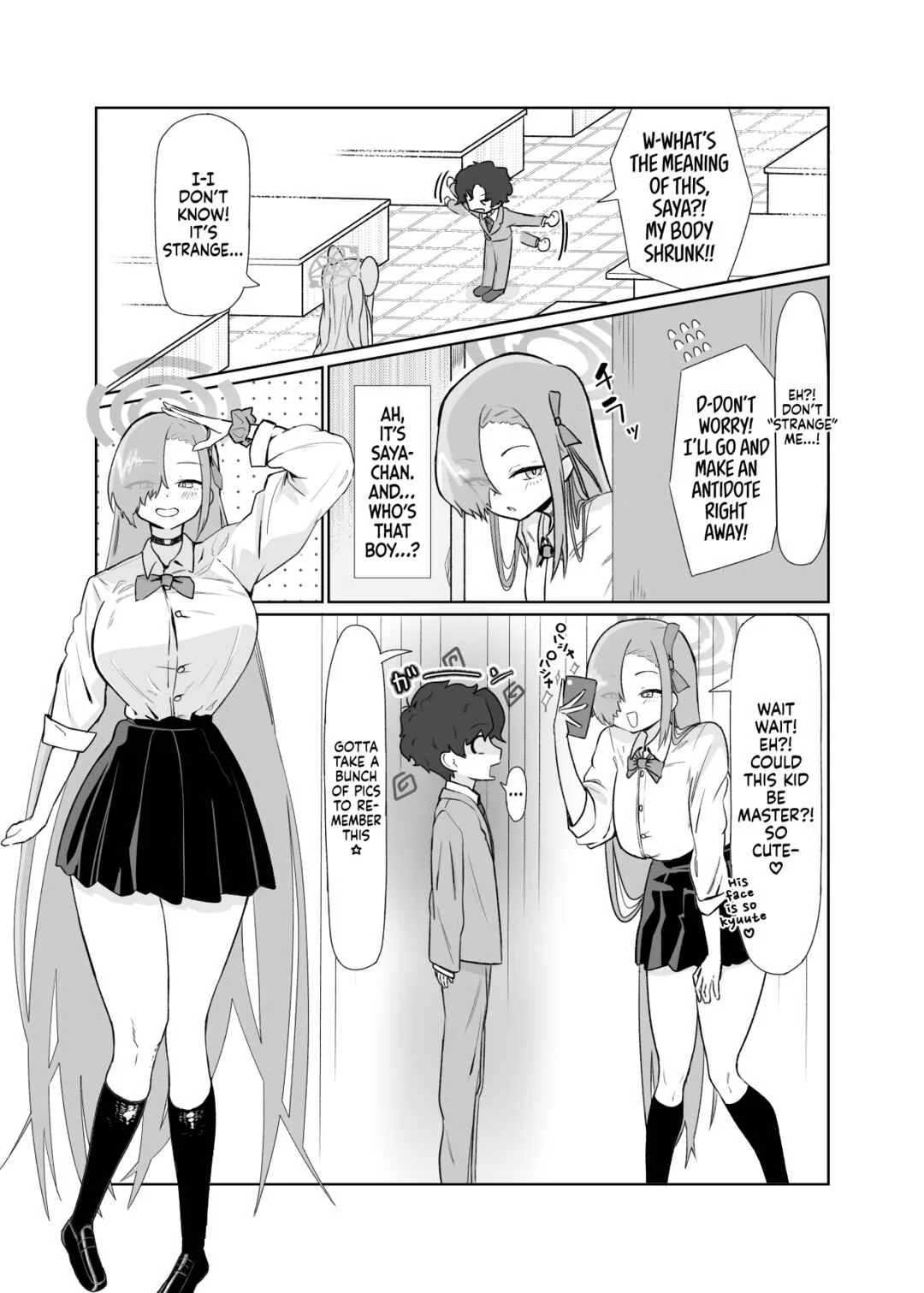 Blue Archive - Chiccha Sensei ga Asuna ni Osowareru Chapter 1: Asuna Assaults The Small Sensei Part 1-3 - Page 2