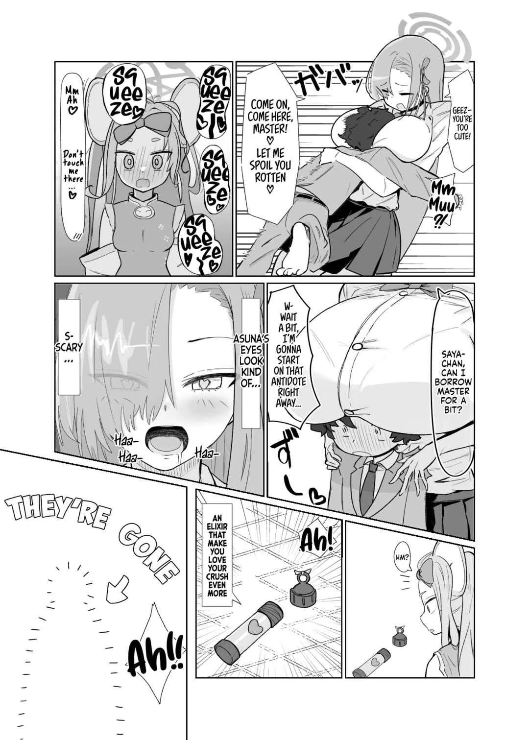 Blue Archive - Chiccha Sensei ga Asuna ni Osowareru Chapter 1: Asuna Assaults The Small Sensei Part 1-3 - Page 3