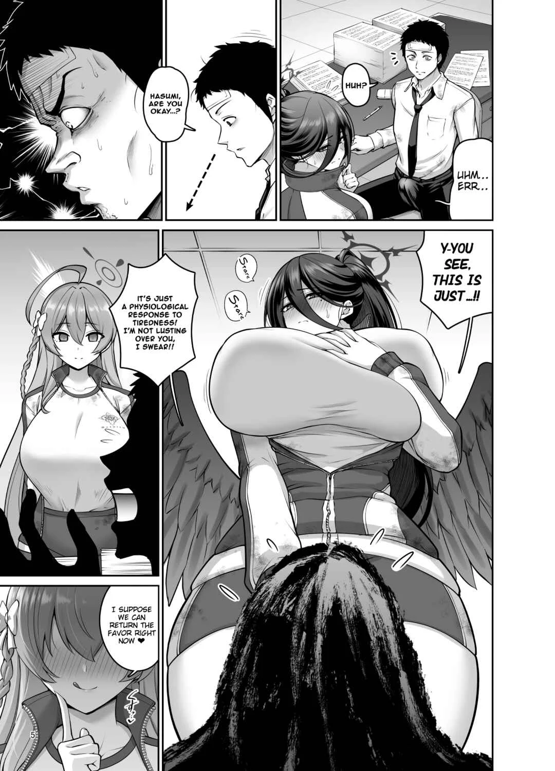 Blue Archive - Chichi no Ongaeshi (Doujinshi) Chapter 1 - Page 4
