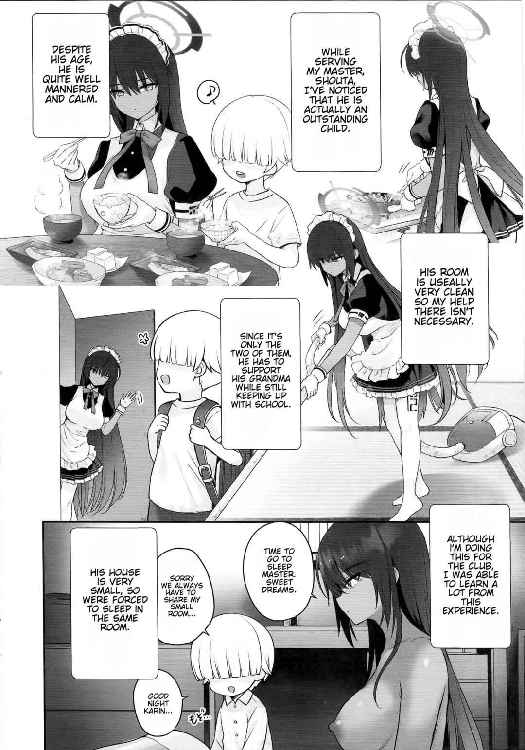 Blue Archive - Karin-chan no Ura Shinpi Kaihou ~Suimin Zecchou, Kaishi~ Hen (Doujinshi) Chapter 1 - Page 7