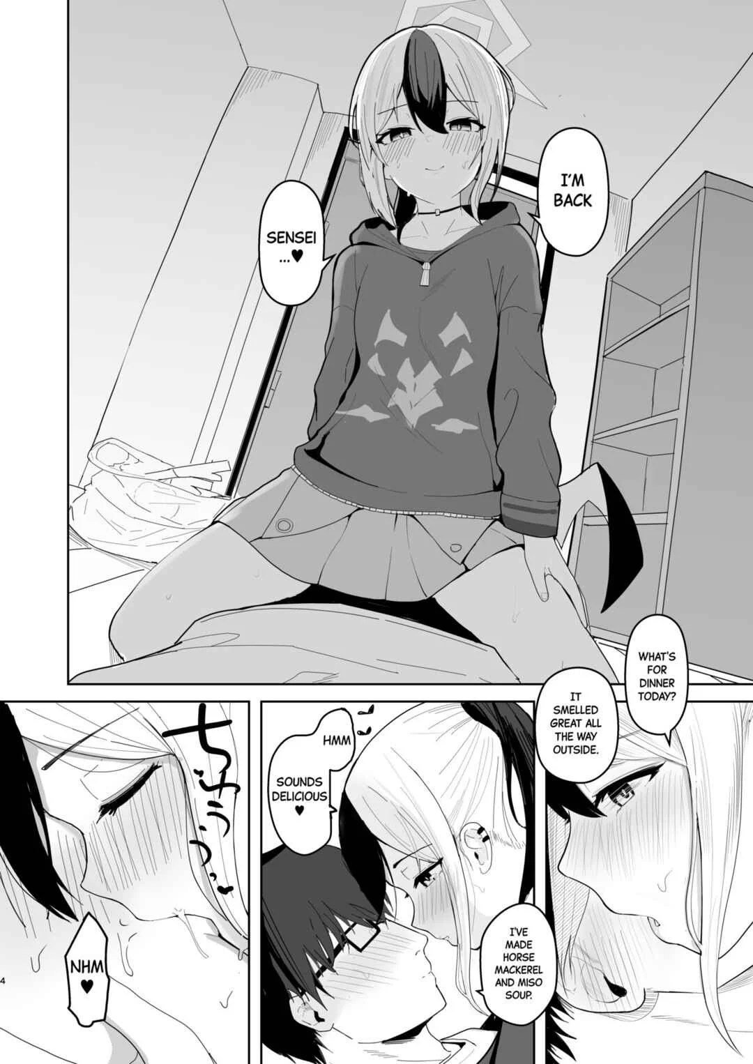 Blue Archive - Kayoko to Dousei Seikatsu (Doujinshi) Chapter 1 - Page 4