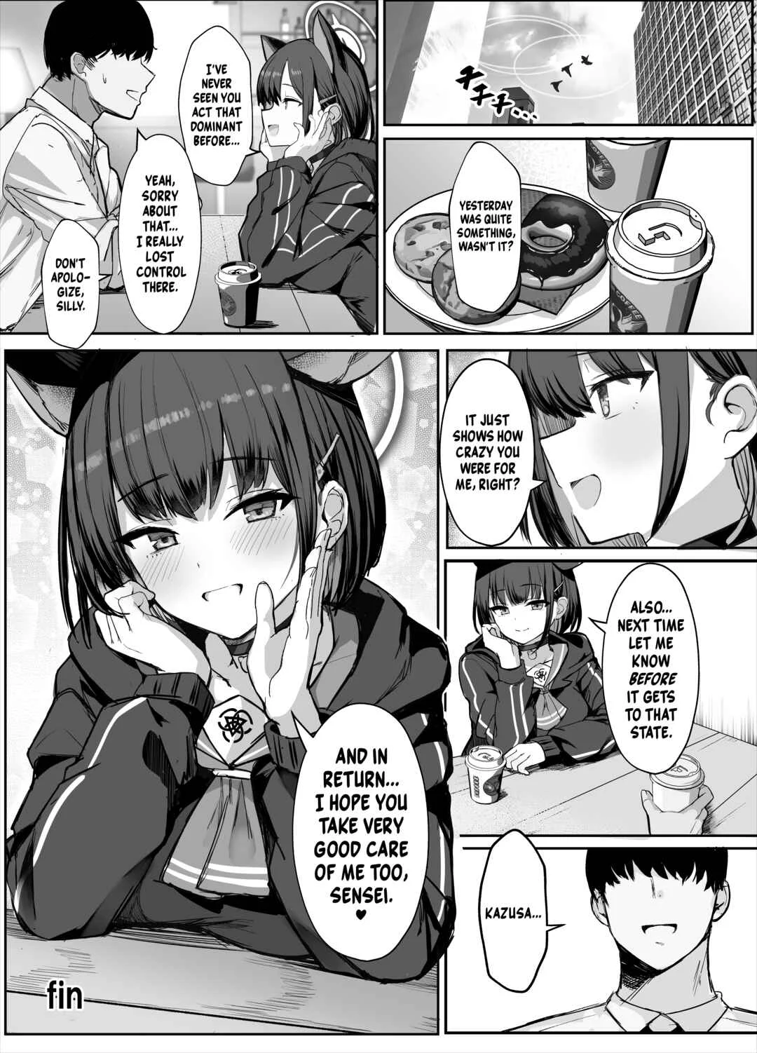 Blue Archive - Kazusa to Houkago Mizugi Ecchi (Doujinshi) Chapter 1 - Page 24