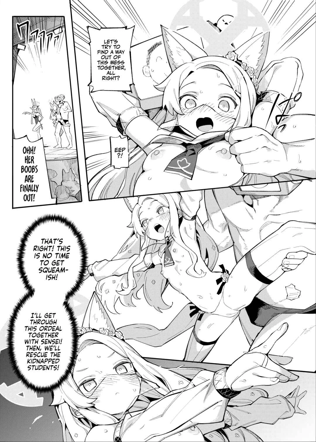 Blue Archive - Sexy Foxy Crisis (Doujinshi) Chapter 1 - Page 10