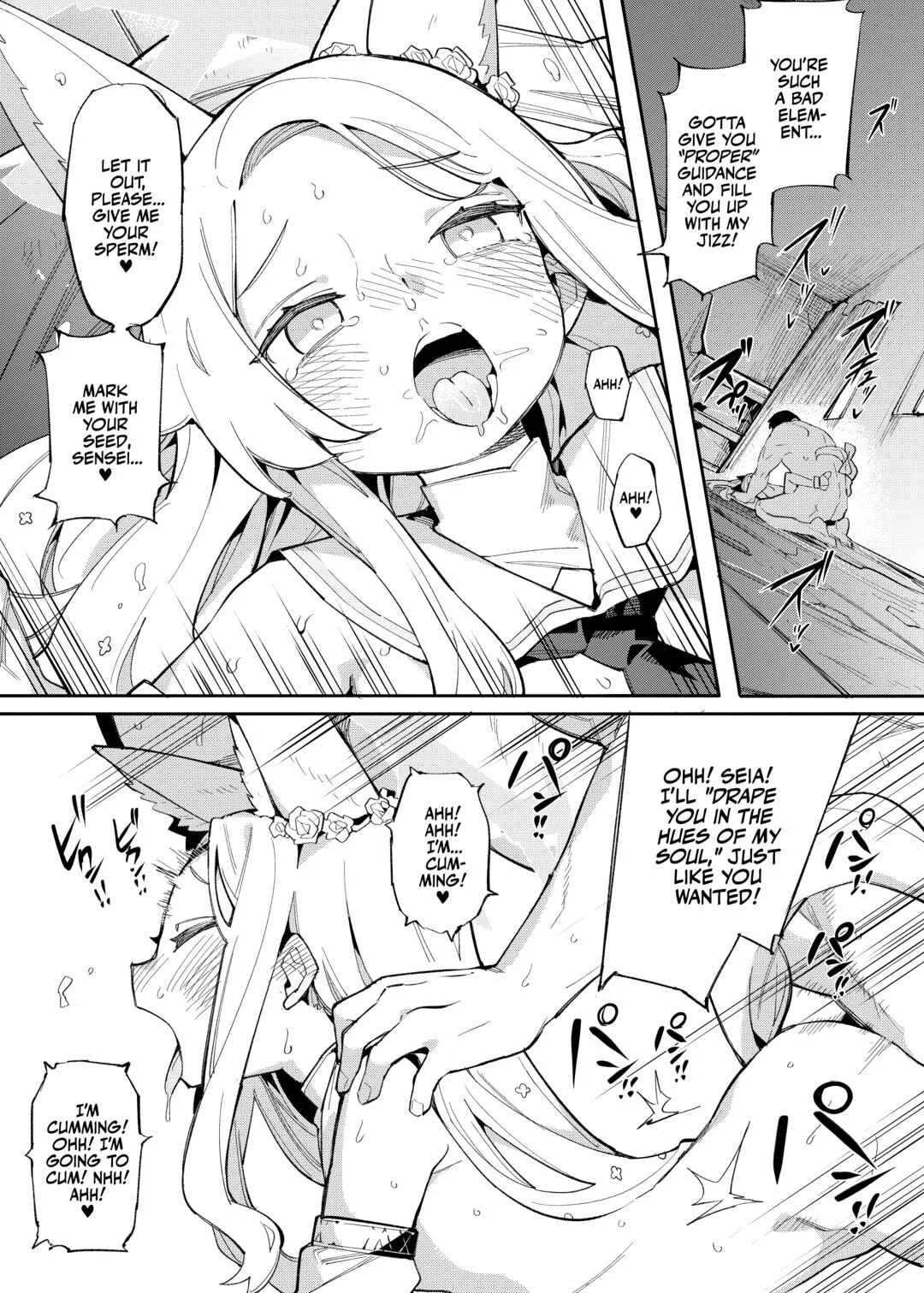 Blue Archive - Sexy Foxy Crisis (Doujinshi) Chapter 1 - Page 22