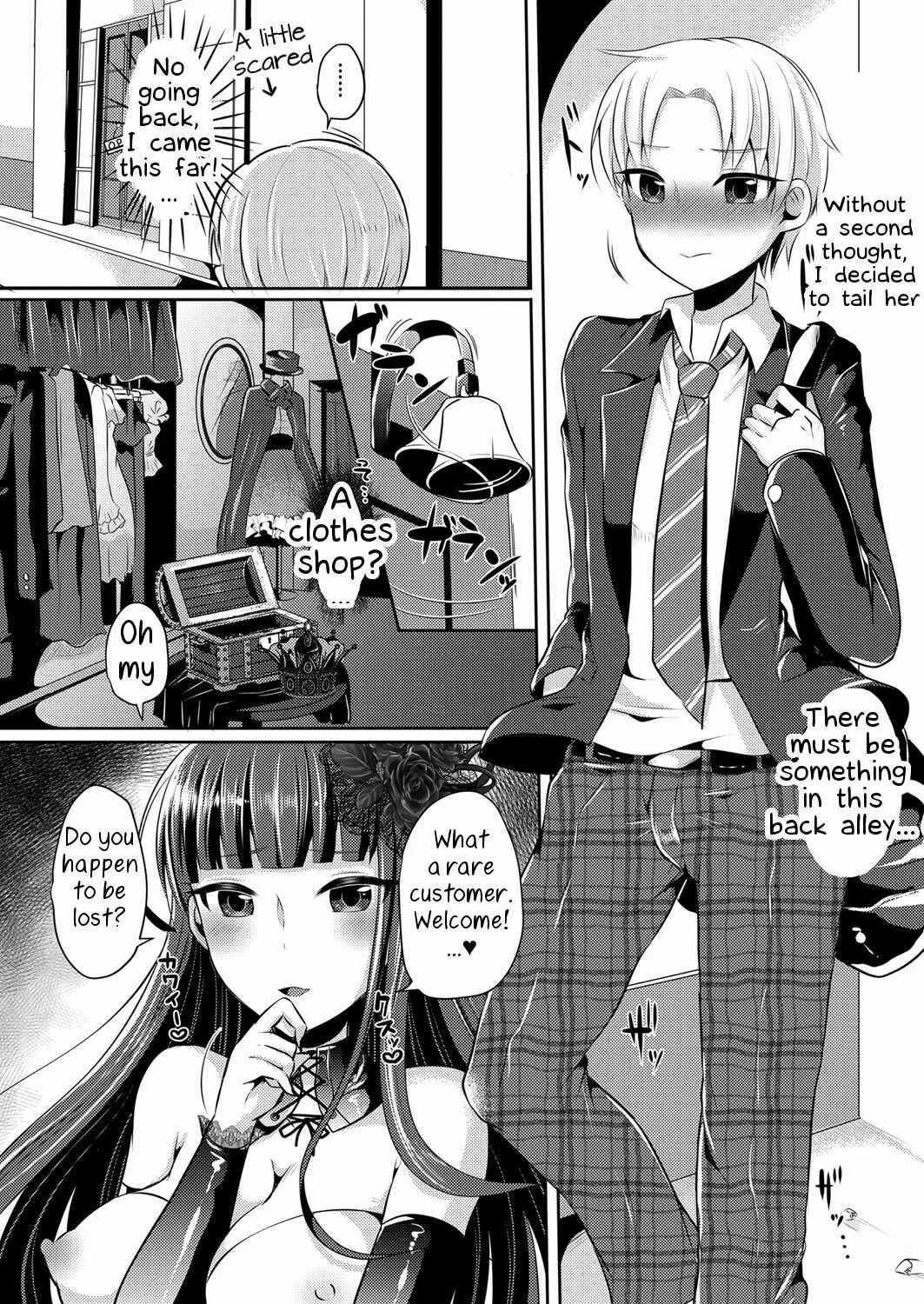 Boku ga Hitomebore Shita Gothic Onee-san wa Futanari datta Ken Chapter 1 - Page 5