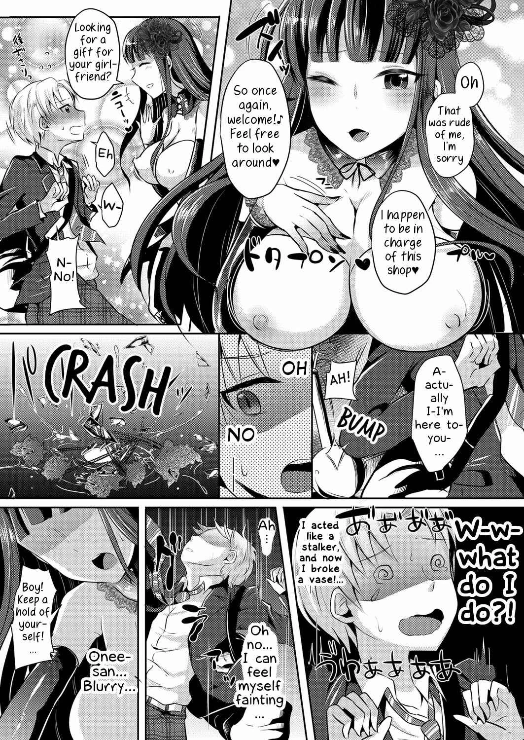 Boku ga Hitomebore Shita Gothic Onee-san wa Futanari datta Ken Chapter 1 - Page 6