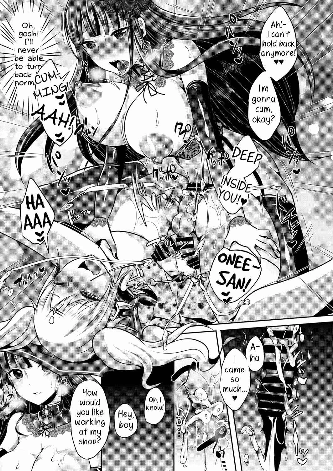 Boku ga Hitomebore Shita Gothic Onee-san wa Futanari datta Ken Chapter 1 - Page 18