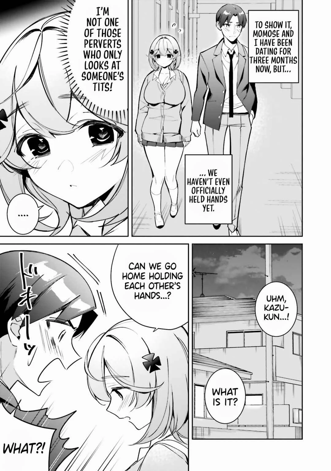 Boku no Kanojo ga Kyonyuu Dattara. Oppai Anthology Comic Chapter 1: True Feelings - Sanji Hasegawa - Page 6