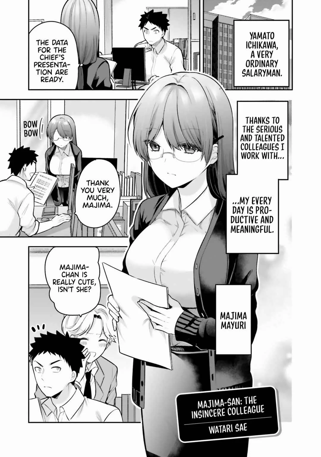Boku no Kanojo ga Kyonyuu Dattara. Oppai Anthology Comic Chapter 3: Majima-San: The Insincere Colleague - Watari Sae - Page 4