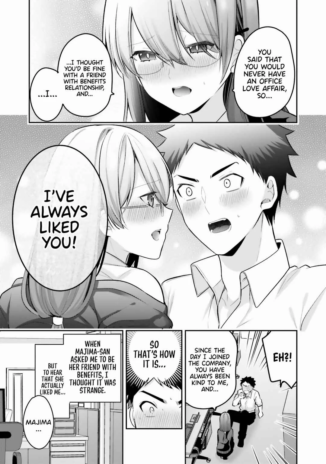 Boku no Kanojo ga Kyonyuu Dattara. Oppai Anthology Comic Chapter 3: Majima-San: The Insincere Colleague - Watari Sae - Page 14