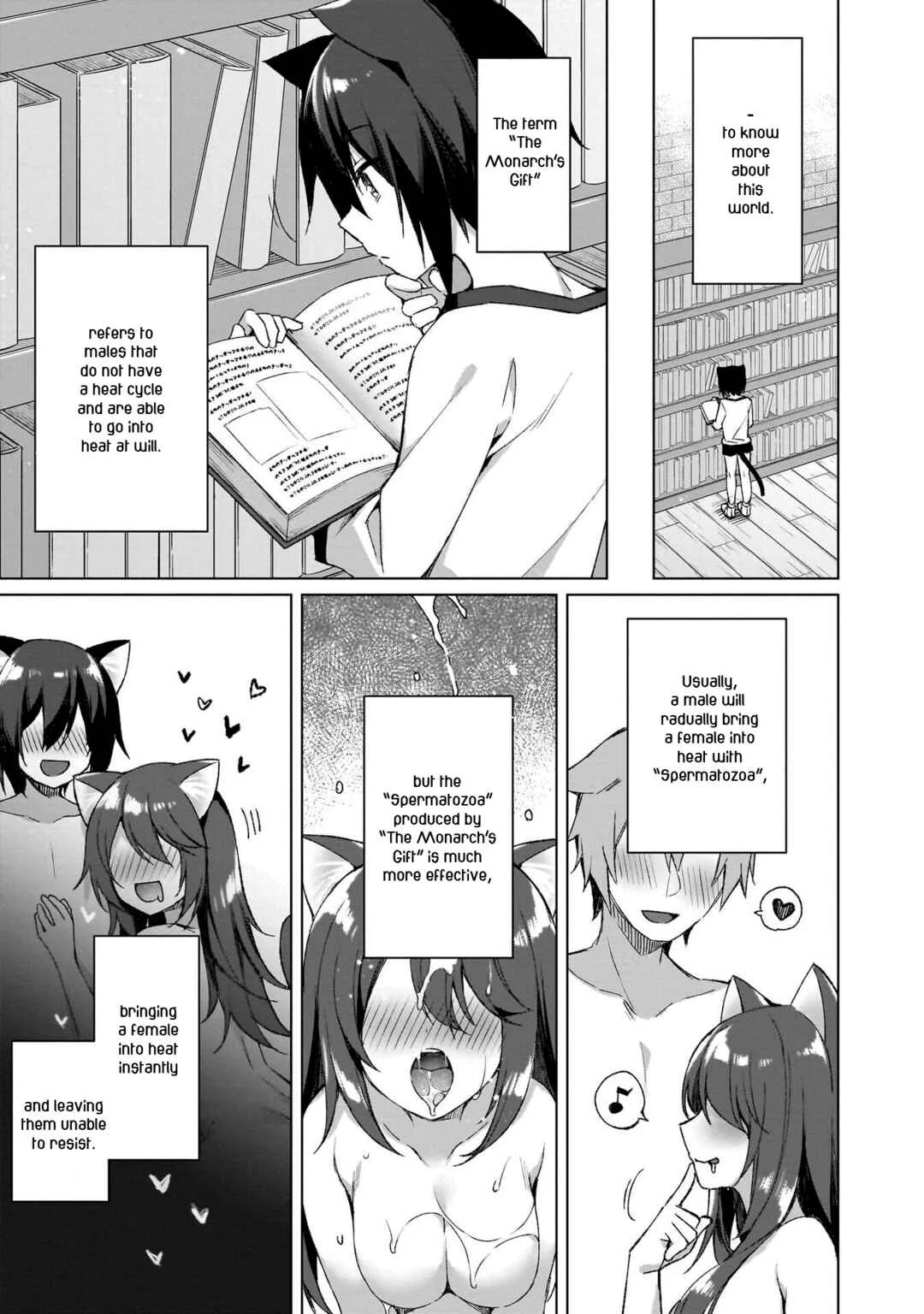 Boku no Risou no Isekai Seikatsu - Tensei shitara Kemomimi Musume darake no Sekai de Harem ni Chapter 2: "The Monarch's Gift" - Page 5