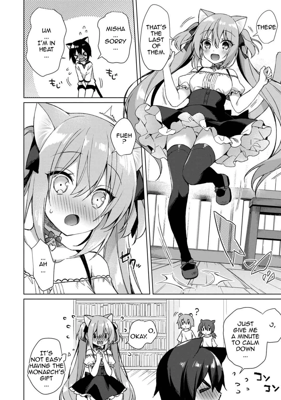 Boku no Risou no Isekai Seikatsu - Tensei shitara Kemomimi Musume darake no Sekai de Harem ni Chapter 2: "The Monarch's Gift" - Page 12