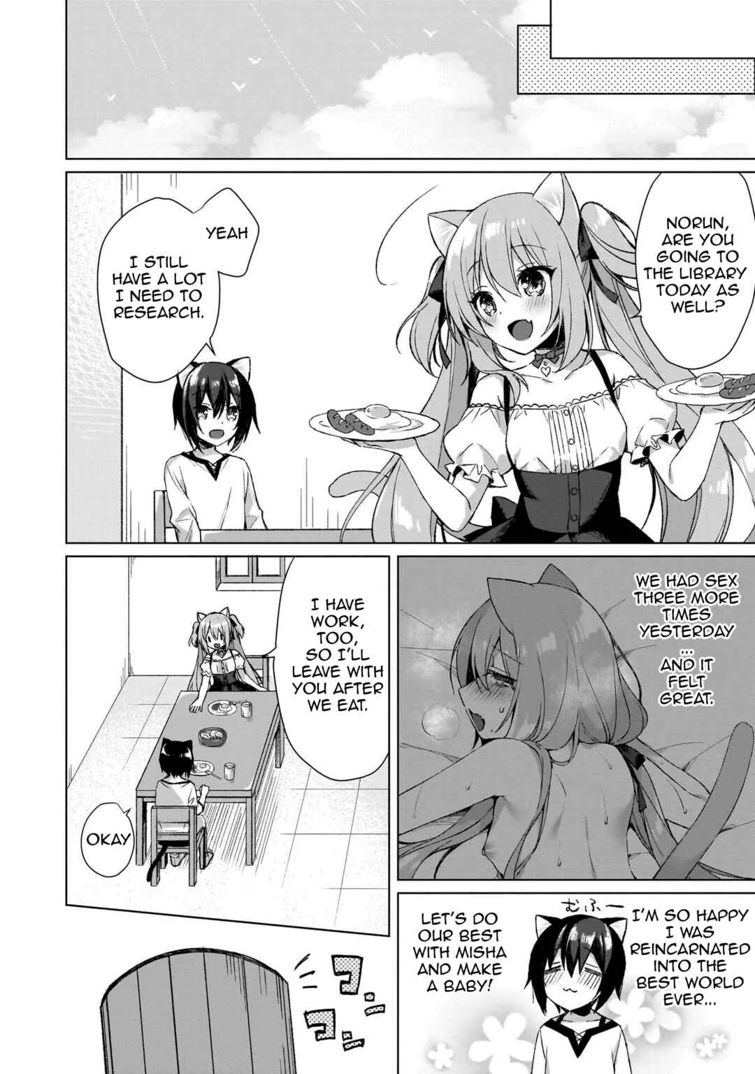 Boku no Risou no Isekai Seikatsu - Tensei shitara Kemomimi Musume darake no Sekai de Harem ni Chapter 2: "The Monarch's Gift" - Page 29