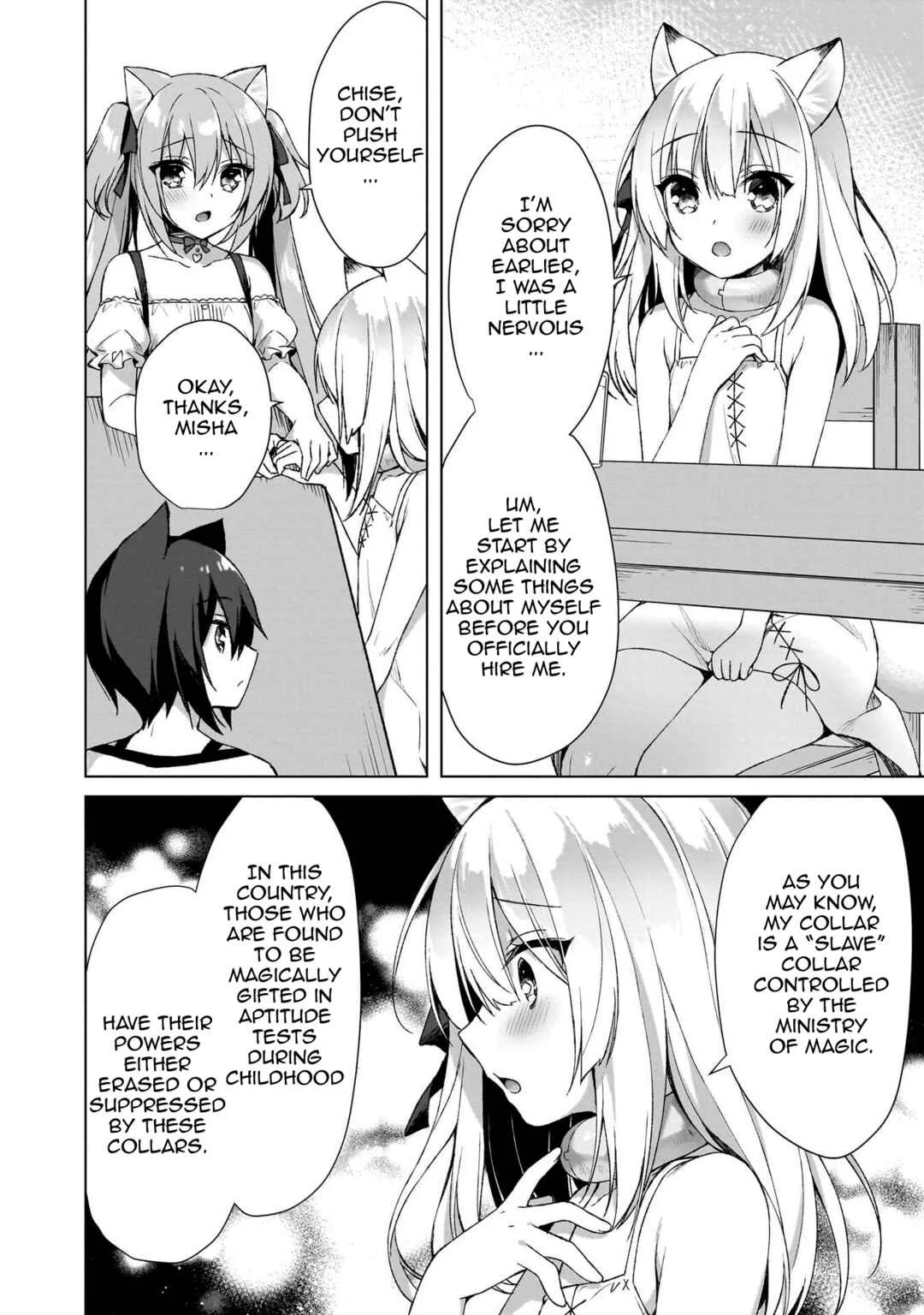 Boku no Risou no Isekai Seikatsu - Tensei shitara Kemomimi Musume darake no Sekai de Harem ni Chapter 3: Slave Girl - Page 6