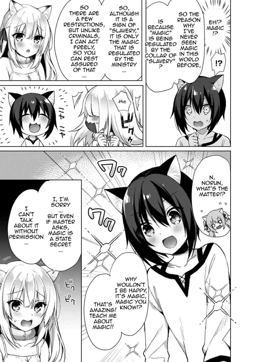 Boku no Risou no Isekai Seikatsu - Tensei shitara Kemomimi Musume darake no Sekai de Harem ni Chapter 3: Slave Girl - Page 7