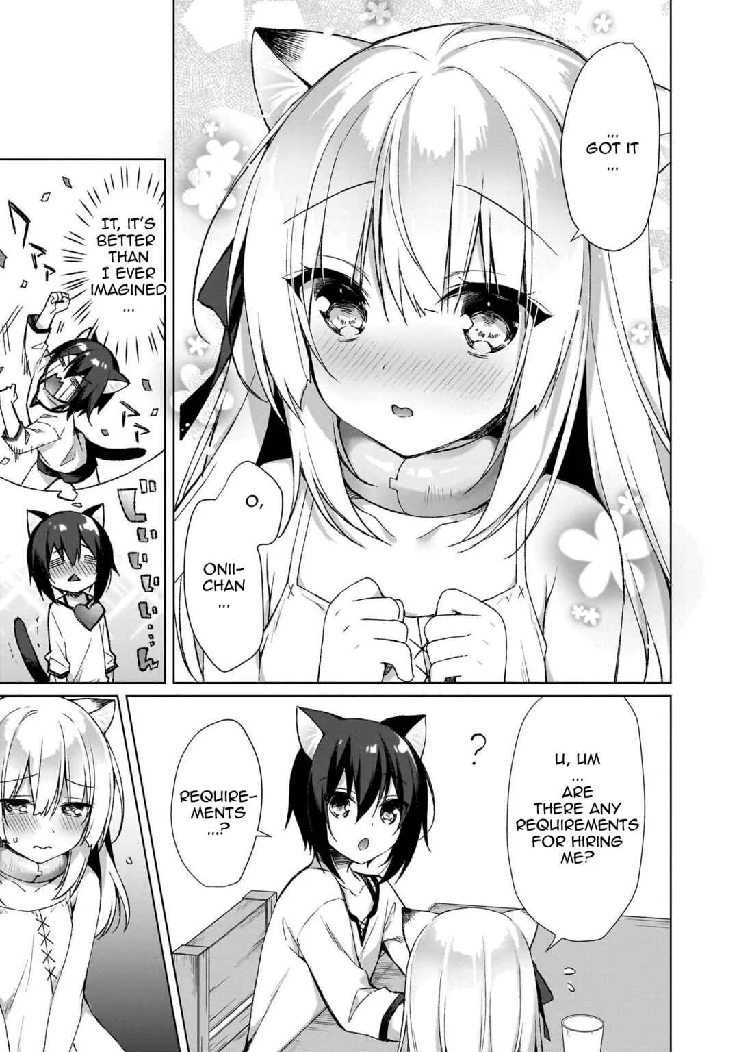 Boku no Risou no Isekai Seikatsu - Tensei shitara Kemomimi Musume darake no Sekai de Harem ni Chapter 3: Slave Girl - Page 9