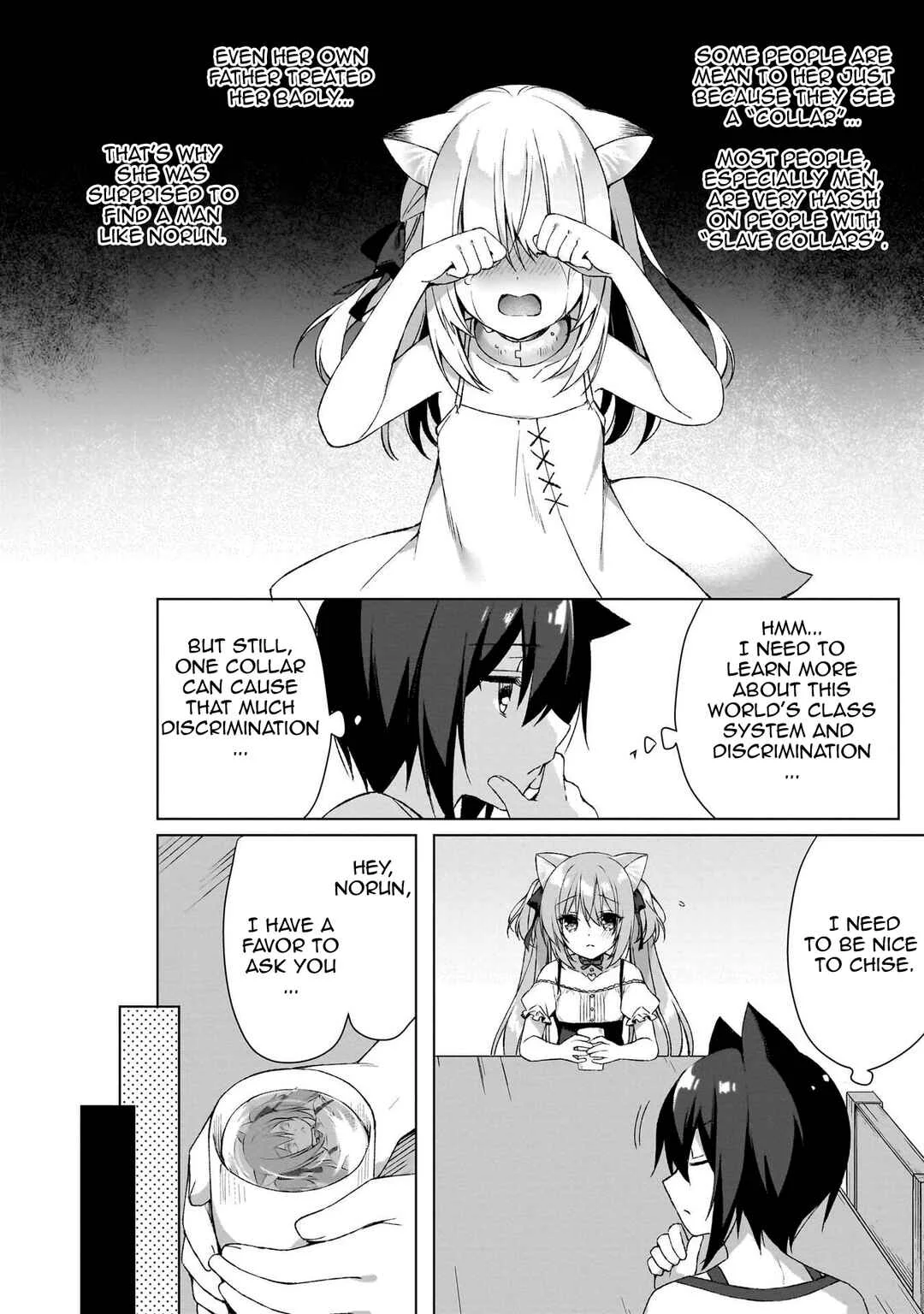 Boku no Risou no Isekai Seikatsu - Tensei shitara Kemomimi Musume darake no Sekai de Harem ni Chapter 3: Slave Girl - Page 12
