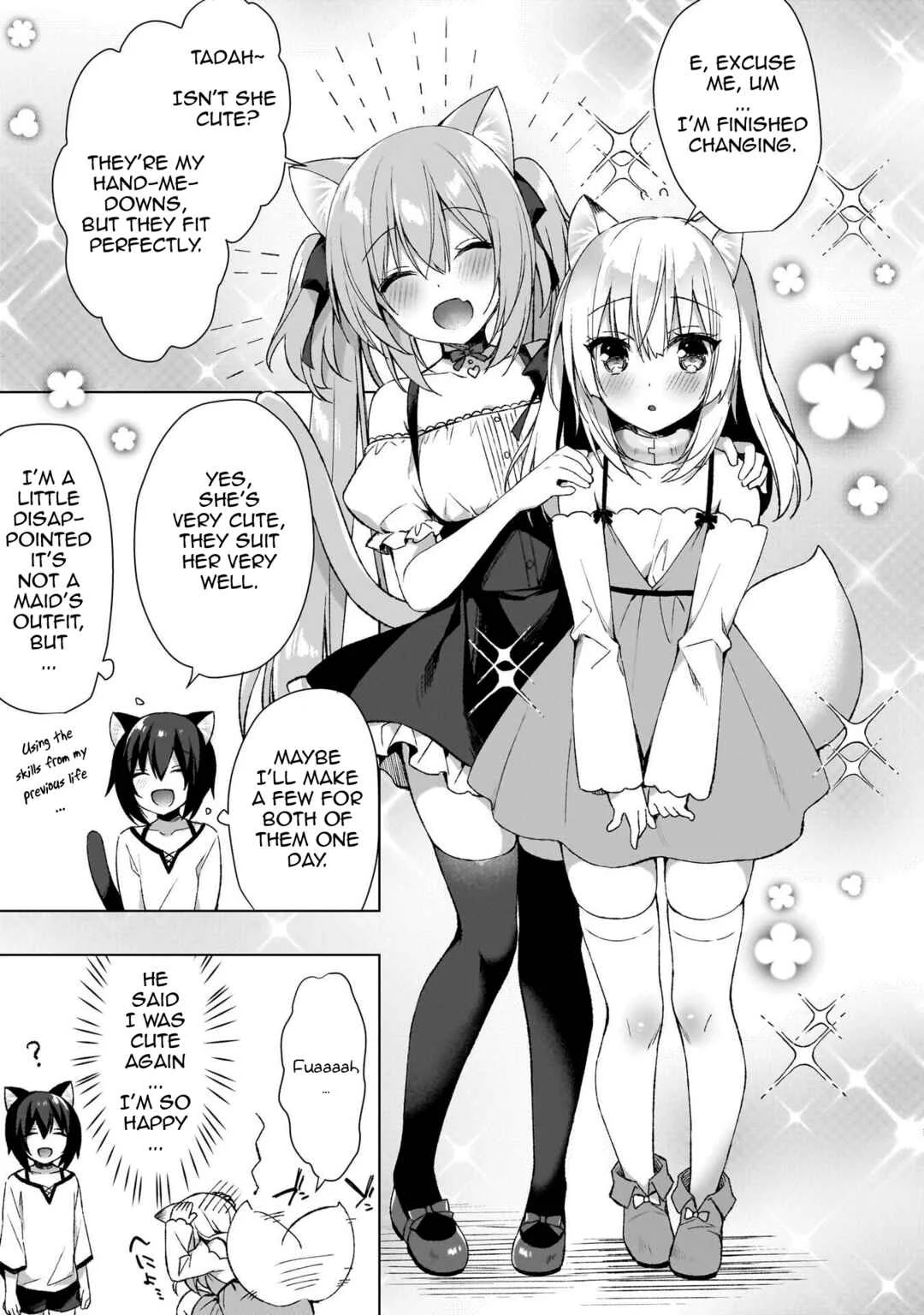 Boku no Risou no Isekai Seikatsu - Tensei shitara Kemomimi Musume darake no Sekai de Harem ni Chapter 3: Slave Girl - Page 13