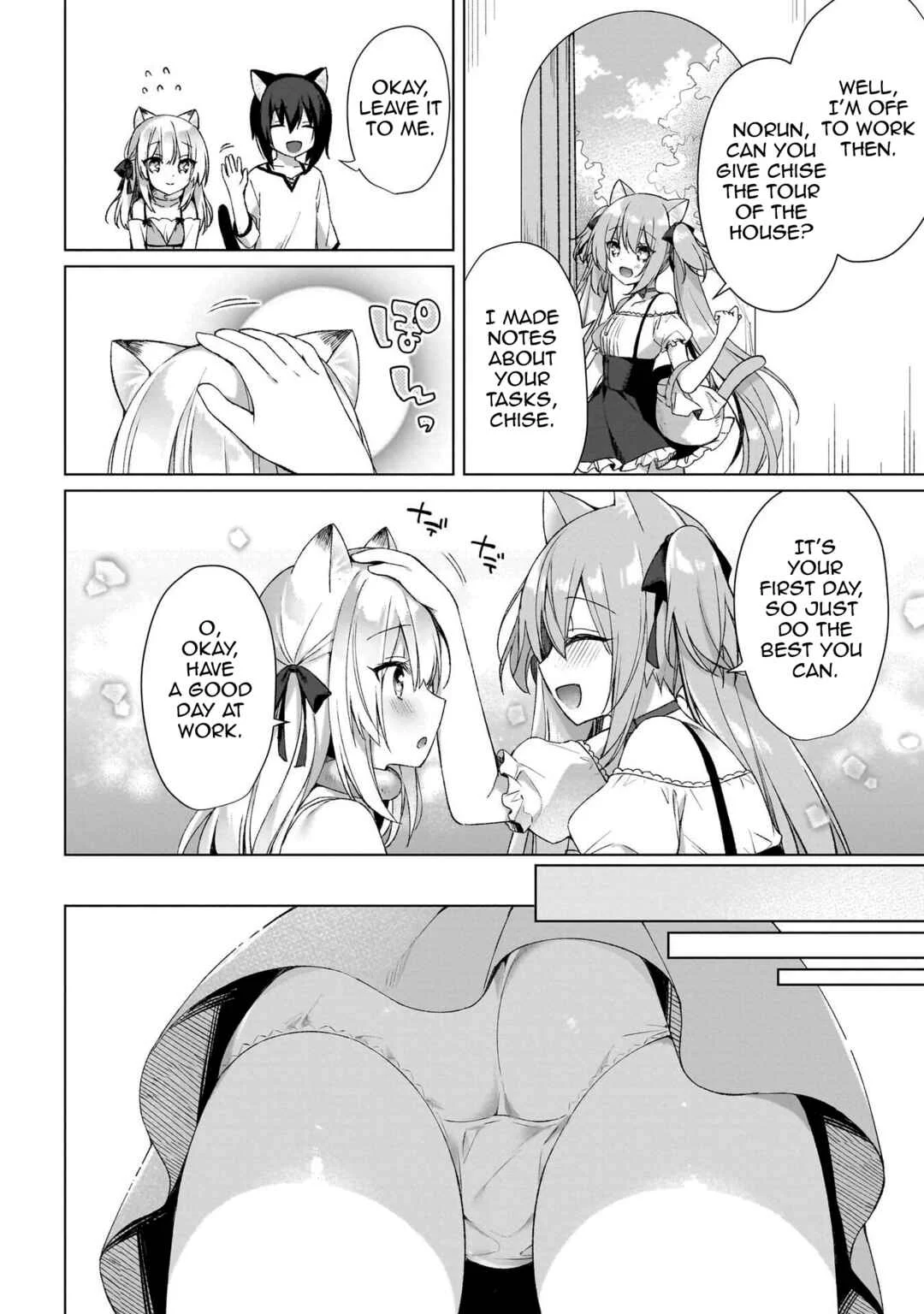 Boku no Risou no Isekai Seikatsu - Tensei shitara Kemomimi Musume darake no Sekai de Harem ni Chapter 3: Slave Girl - Page 14