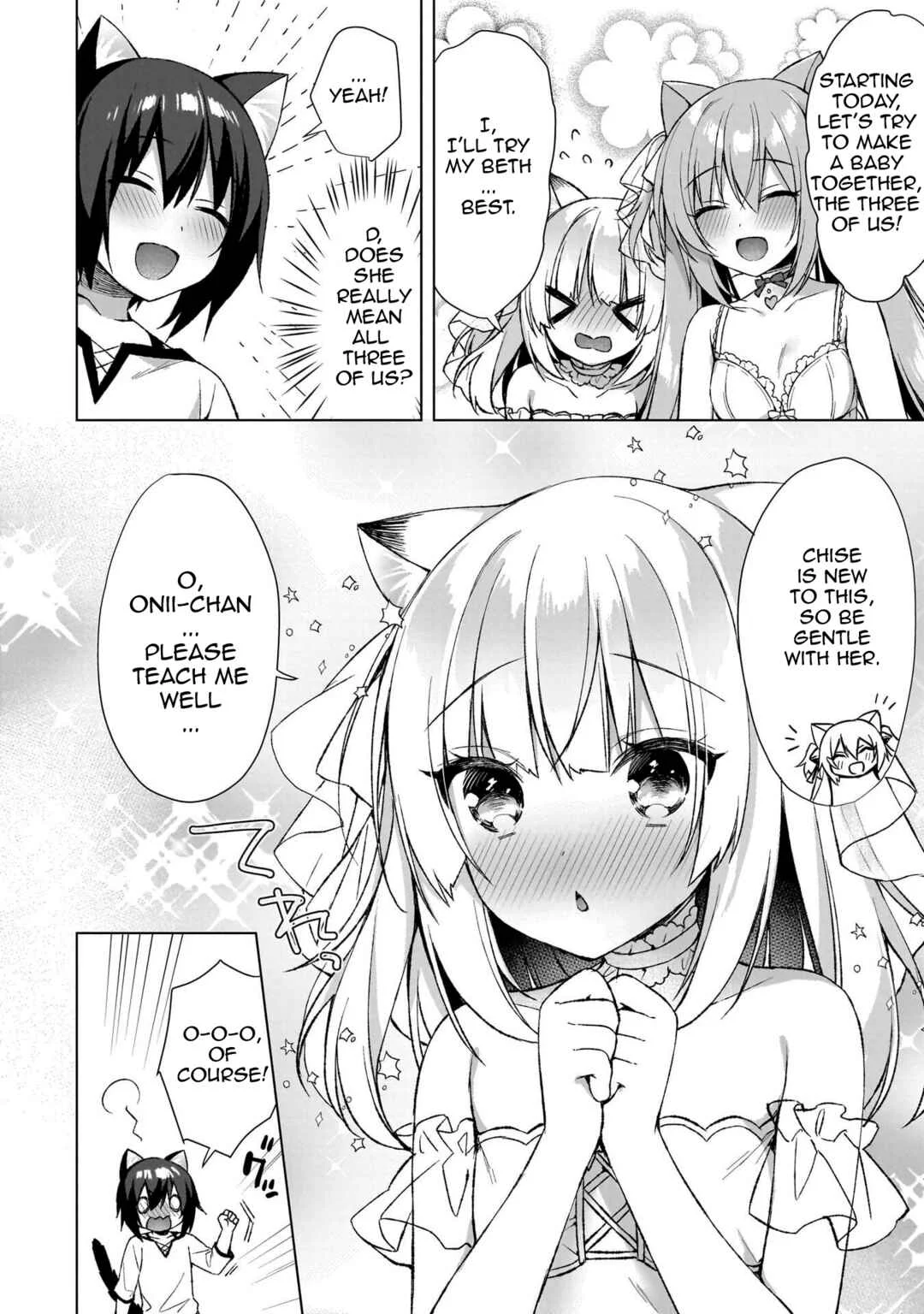 Boku no Risou no Isekai Seikatsu - Tensei shitara Kemomimi Musume darake no Sekai de Harem ni Chapter 4: Magic and a New Wife - Page 16