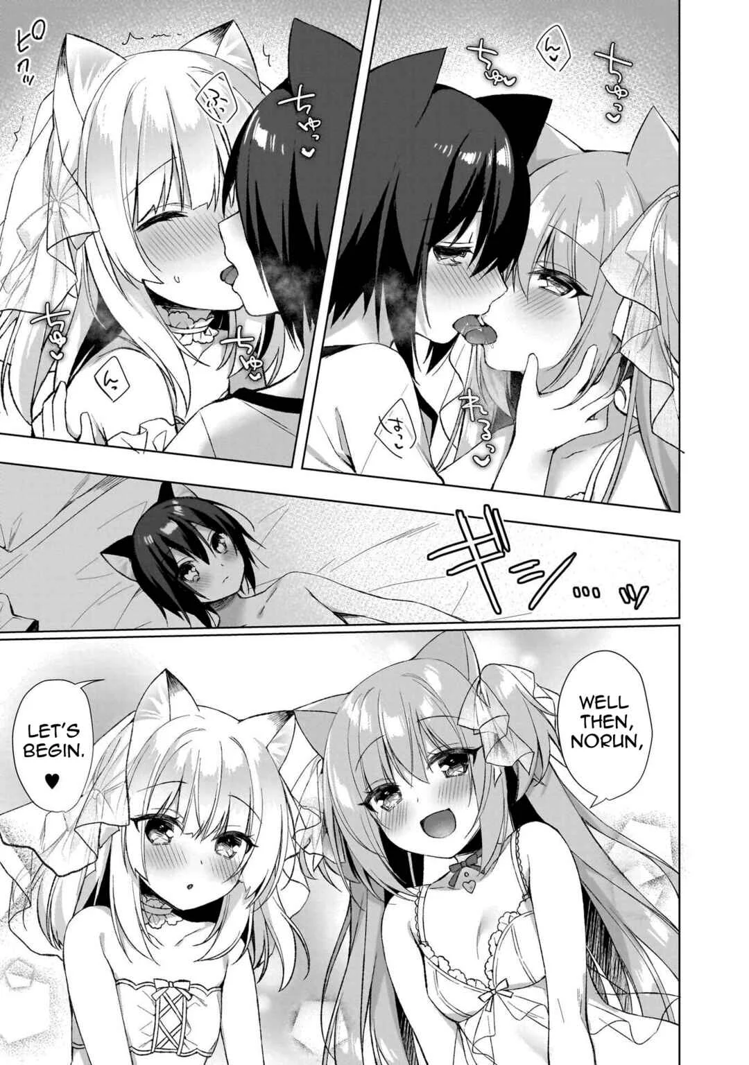 Boku no Risou no Isekai Seikatsu - Tensei shitara Kemomimi Musume darake no Sekai de Harem ni Chapter 4: Magic and a New Wife - Page 17