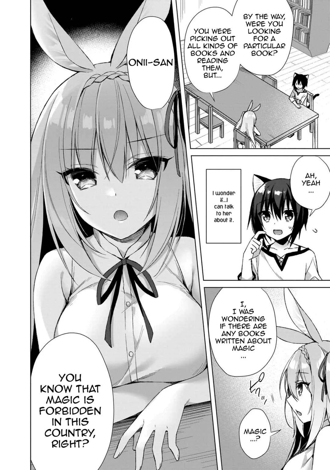 Boku no Risou no Isekai Seikatsu - Tensei shitara Kemomimi Musume darake no Sekai de Harem ni Chapter 5: The Teasing Rabbit - Page 8
