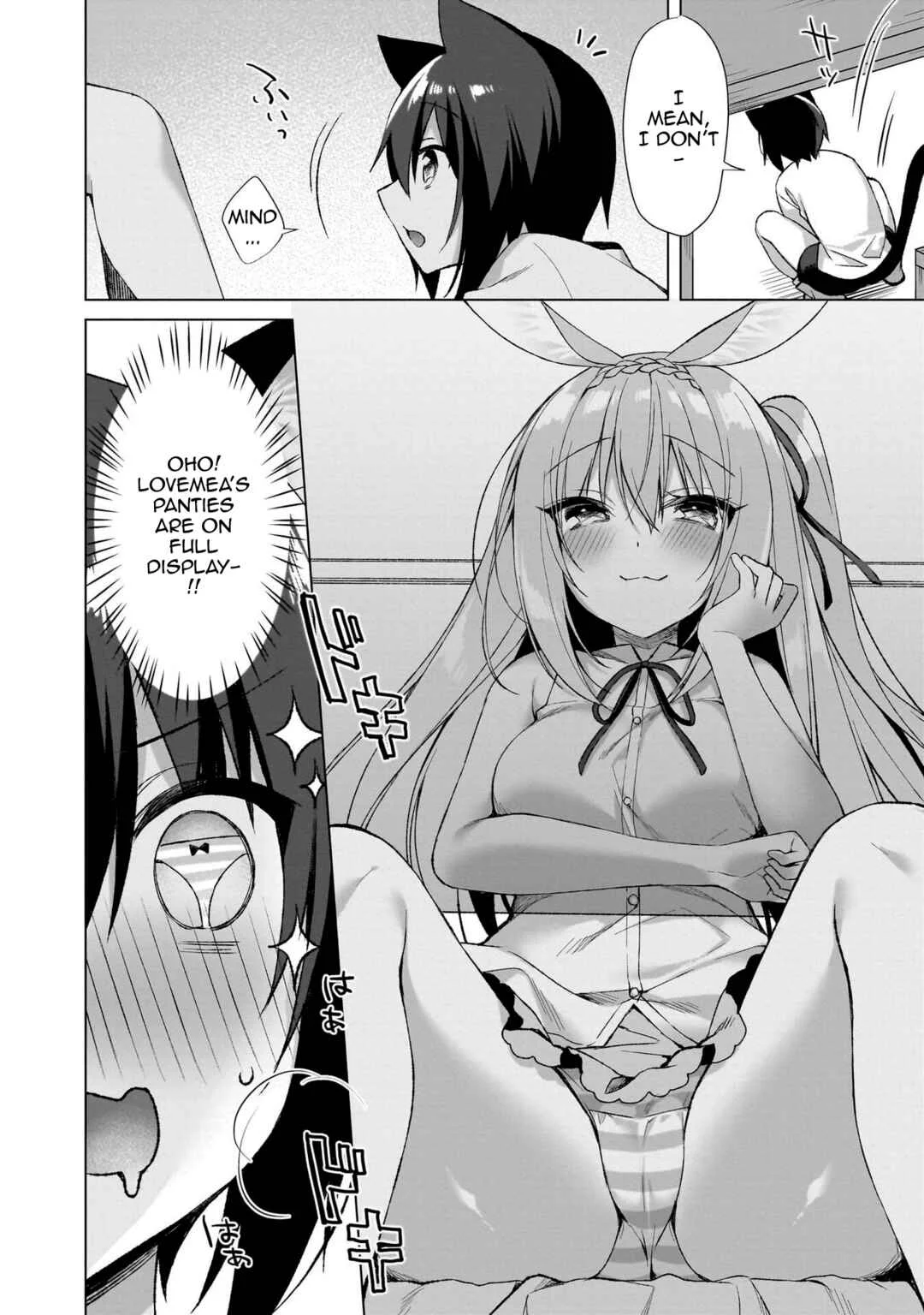 Boku no Risou no Isekai Seikatsu - Tensei shitara Kemomimi Musume darake no Sekai de Harem ni Chapter 5: The Teasing Rabbit - Page 14