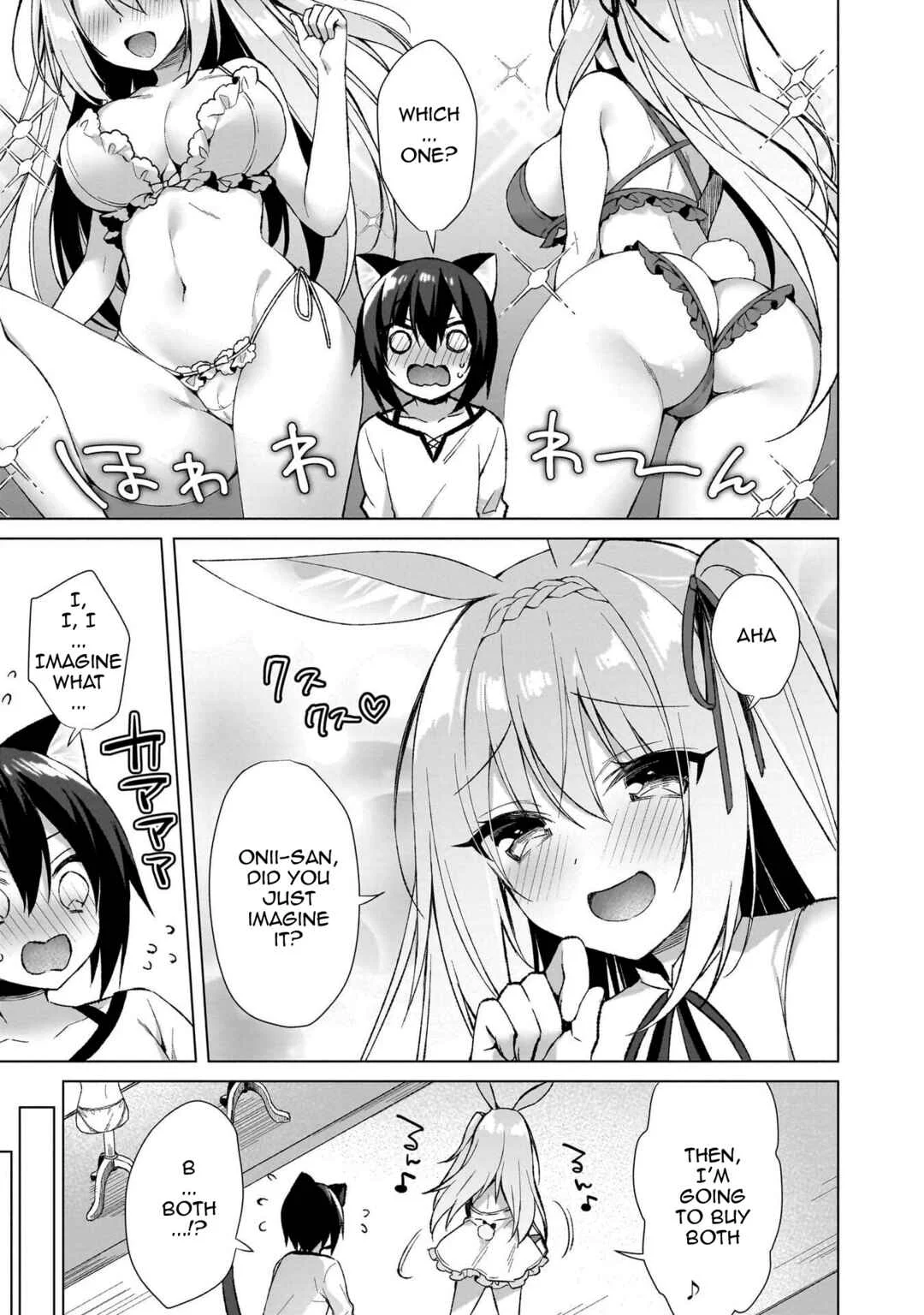 Boku no Risou no Isekai Seikatsu - Tensei shitara Kemomimi Musume darake no Sekai de Harem ni Chapter 5: The Teasing Rabbit - Page 19